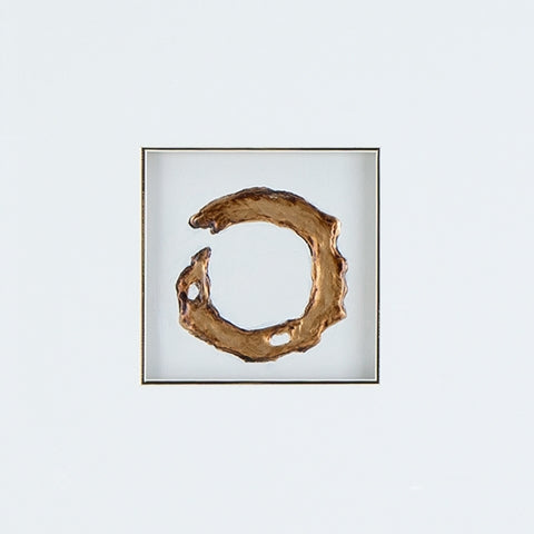 Dallbourne White/Gold Finish Wall Art (Set of 4) - A8000491