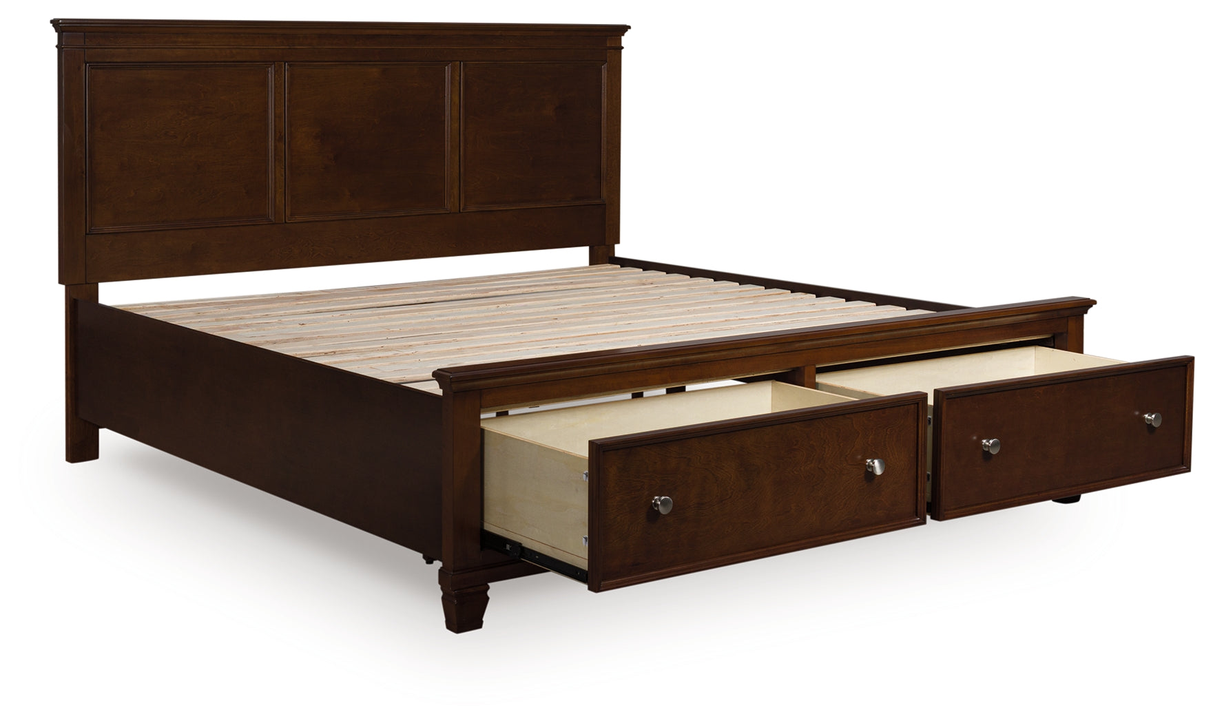 Danabrin Brown King Panel Storage Bed - B685B18