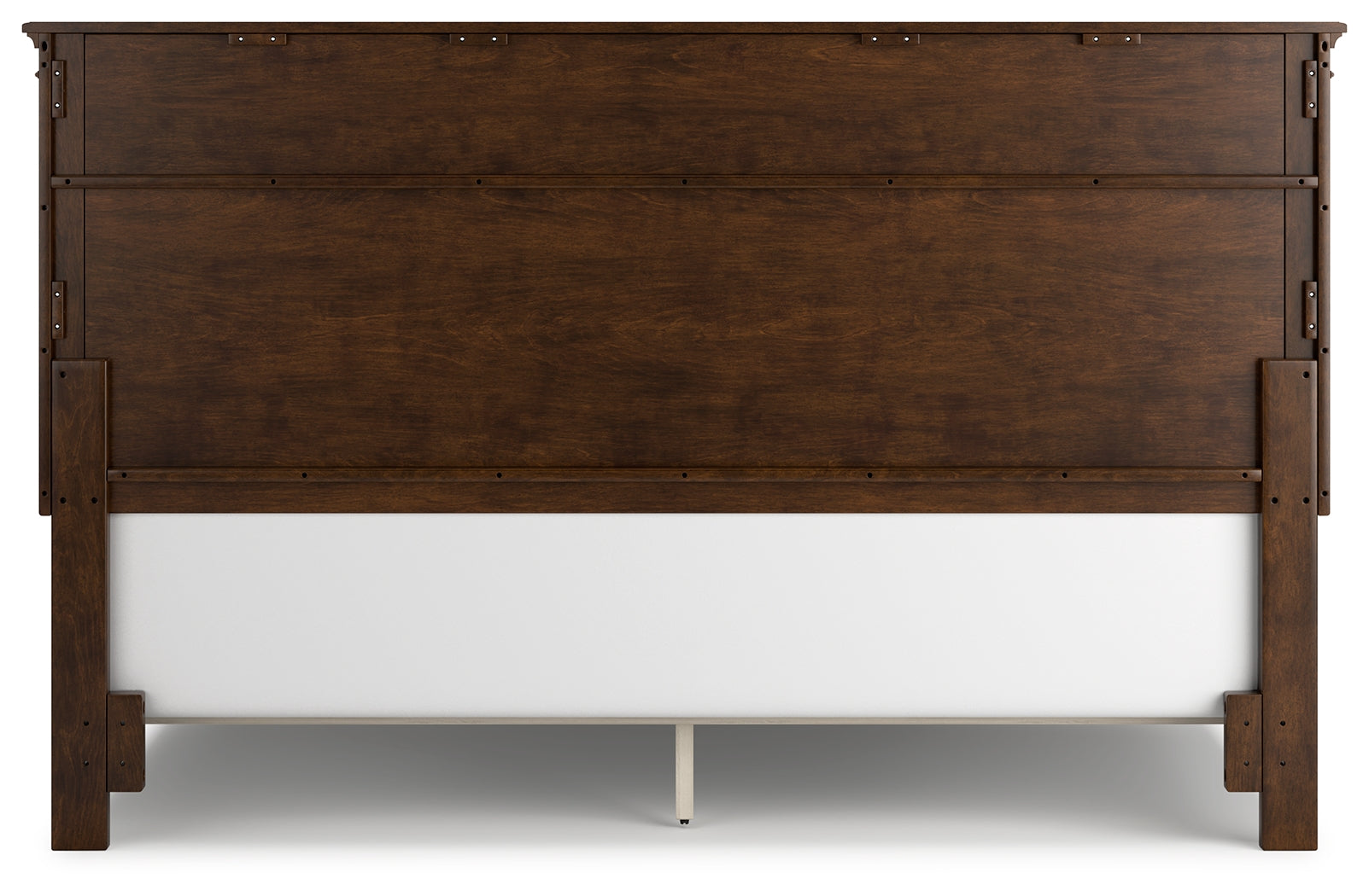 Danabrin California King Panel Bed with Mirrored Dresser, Chest and 2 Nightstands in Brown - PKG015189