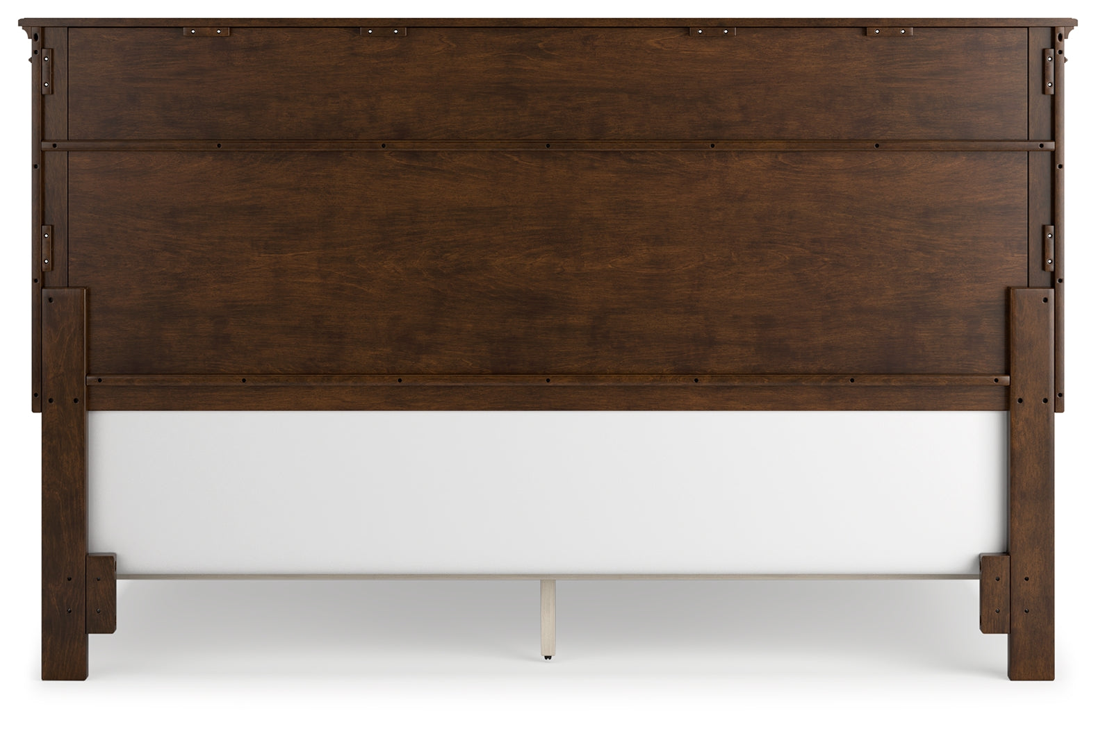 Danabrin King Panel Bed with Mirrored Dresser and Nightstand in Brown from Ashley - Luna Furniture