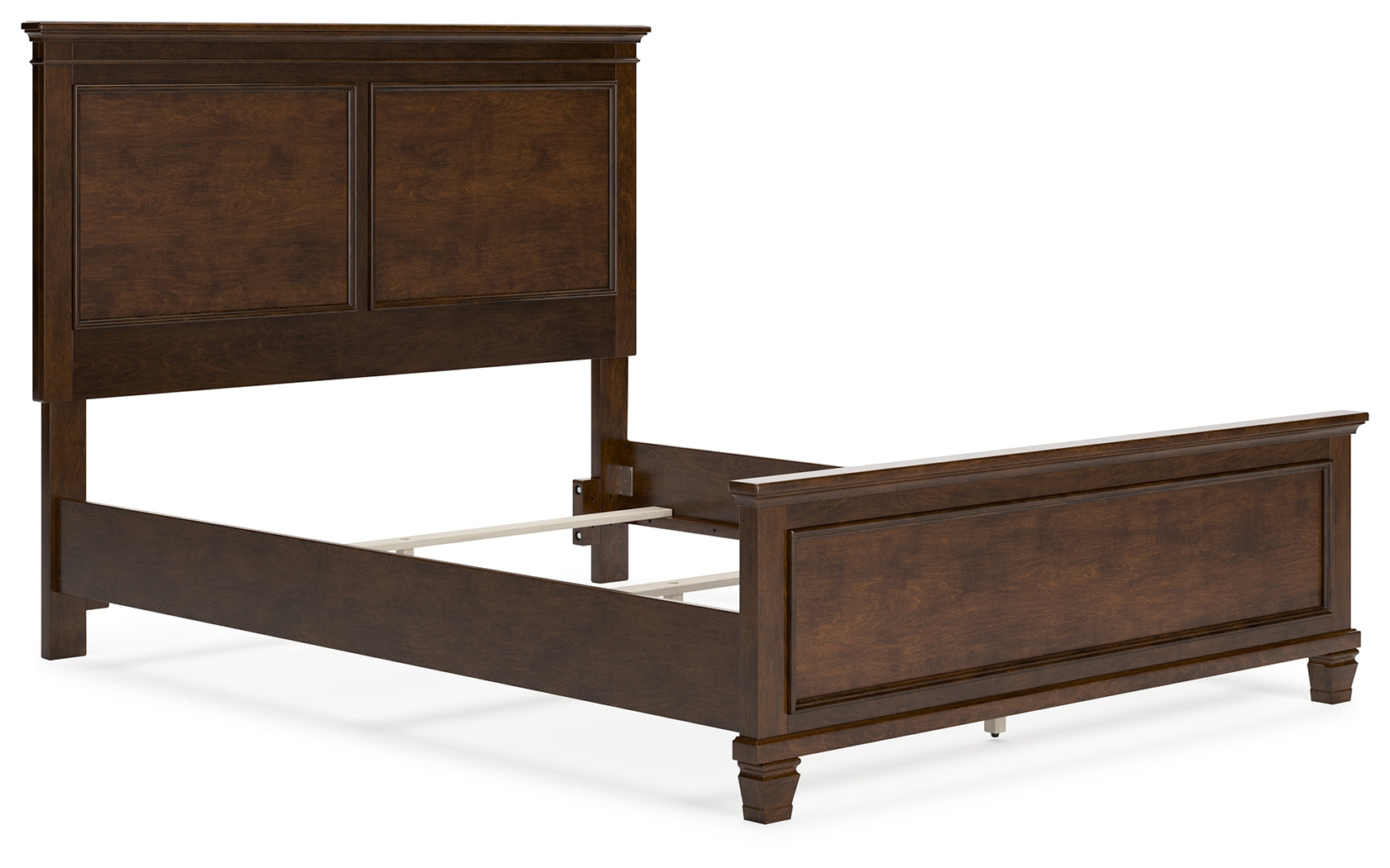 Danabrin Queen Panel Bed with Mirrored Dresser and Nightstand in Brown from Ashley - Luna Furniture