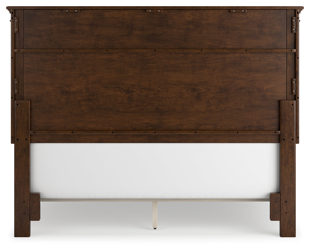 Danabrin Queen Panel Bed with Mirrored Dresser, Chest and 2 Nightstands in Brown - PKG015177
