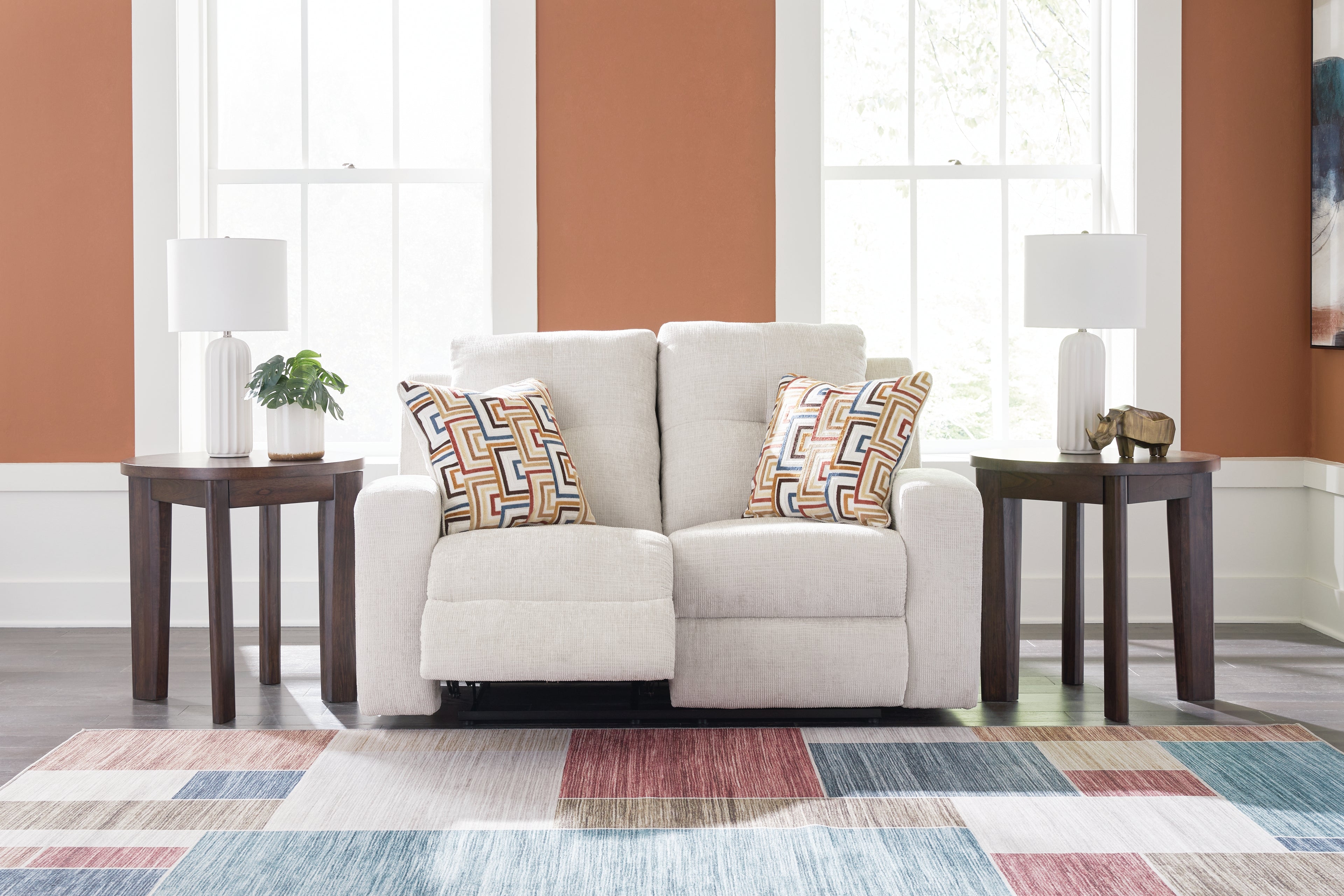 Danum Stone Reclining Loveseat - 3880586