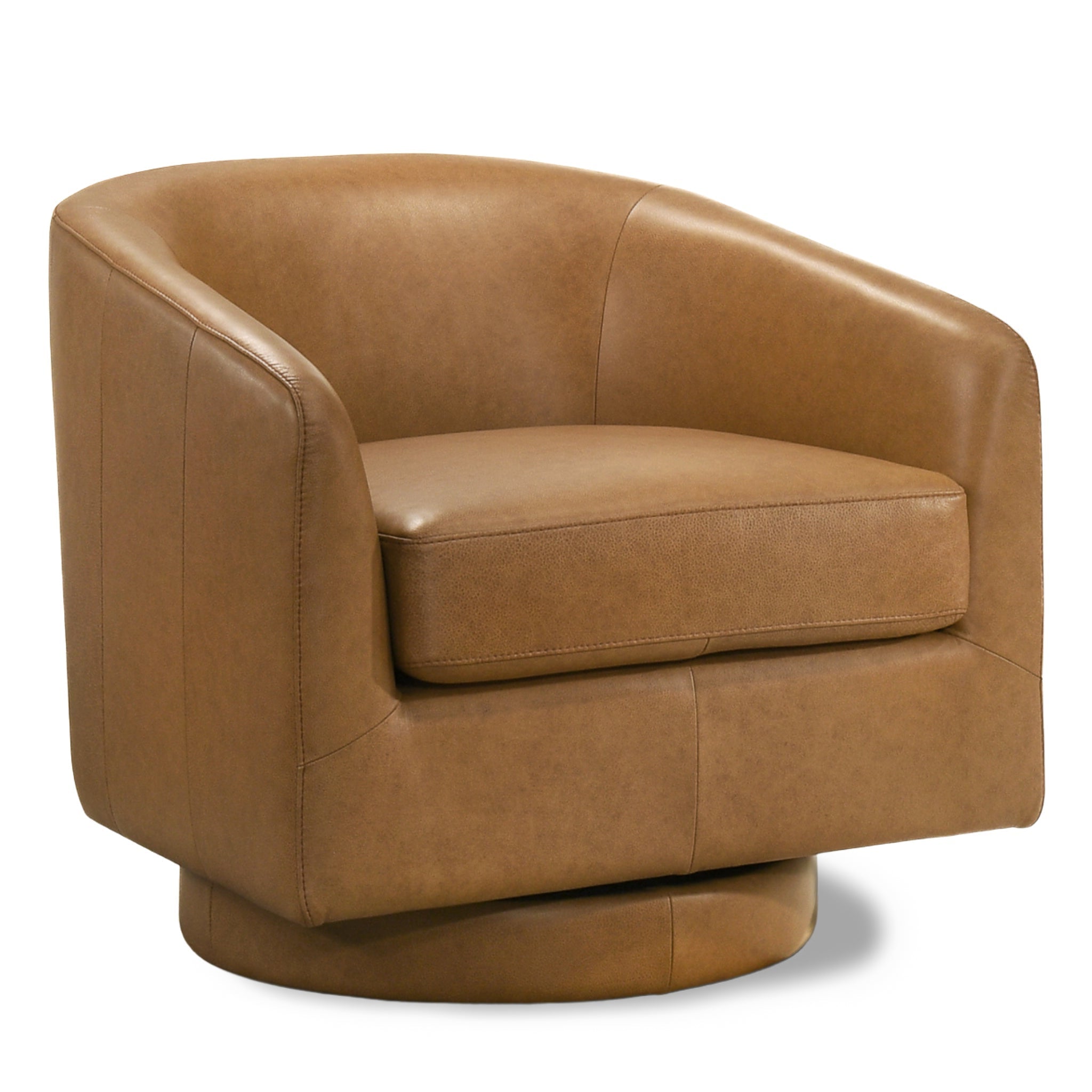 Danville Tan Leather Swivel Chair - SCH00401201