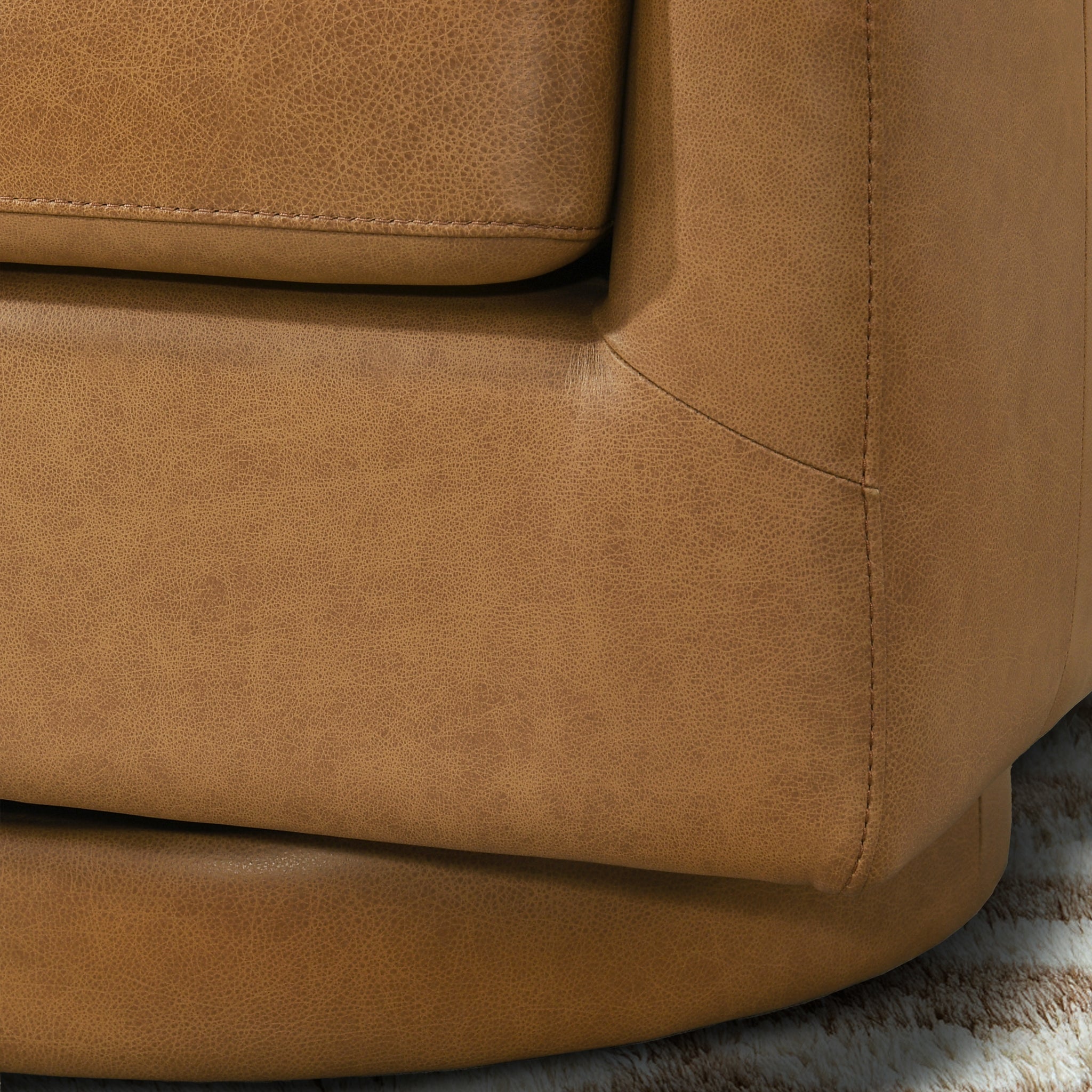 Danville Tan Leather Swivel Chair - SCH00401201