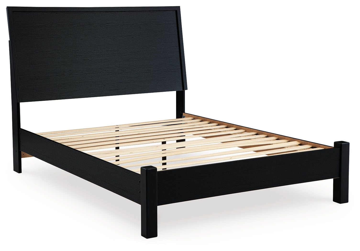 Danziar Black Full Panel Bed - B1013B25