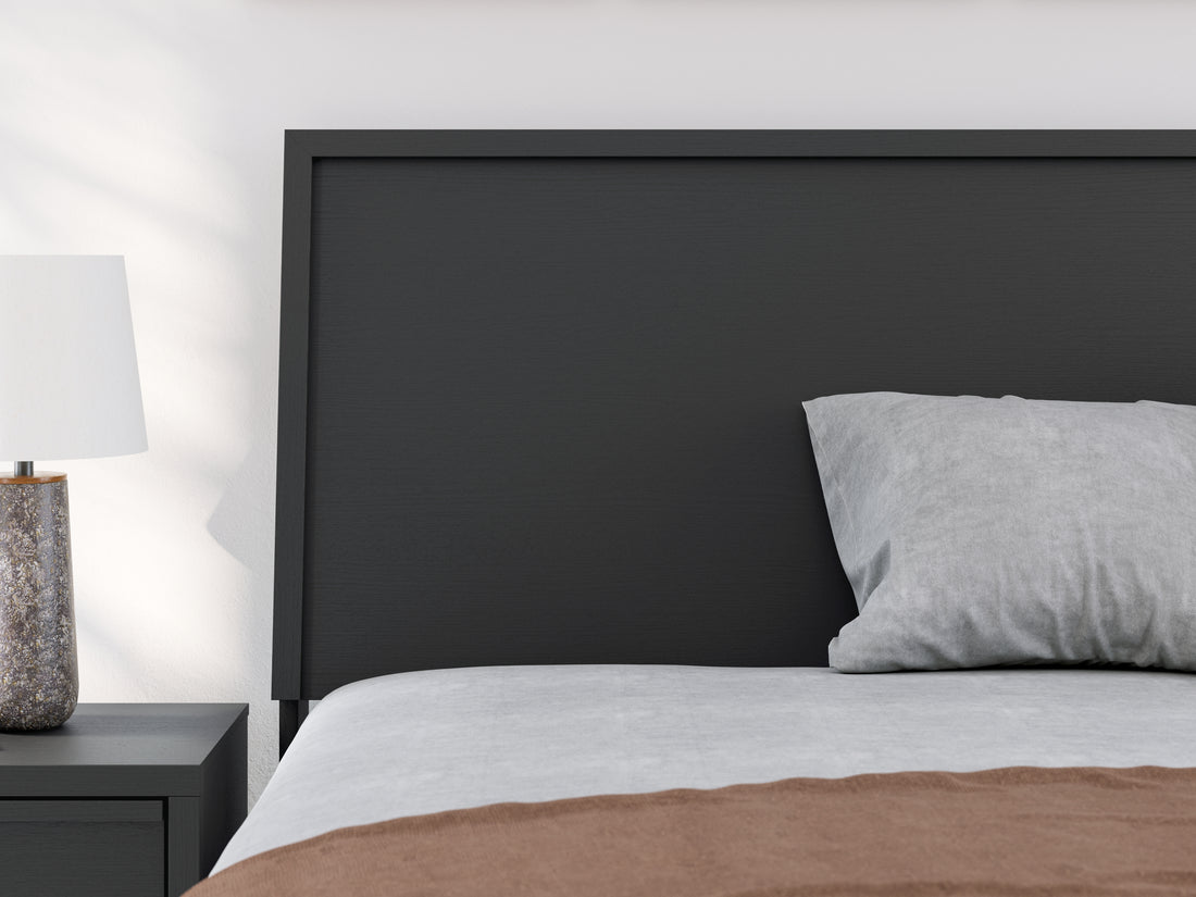 Danziar Black Full Slat Headboard - B1013-87