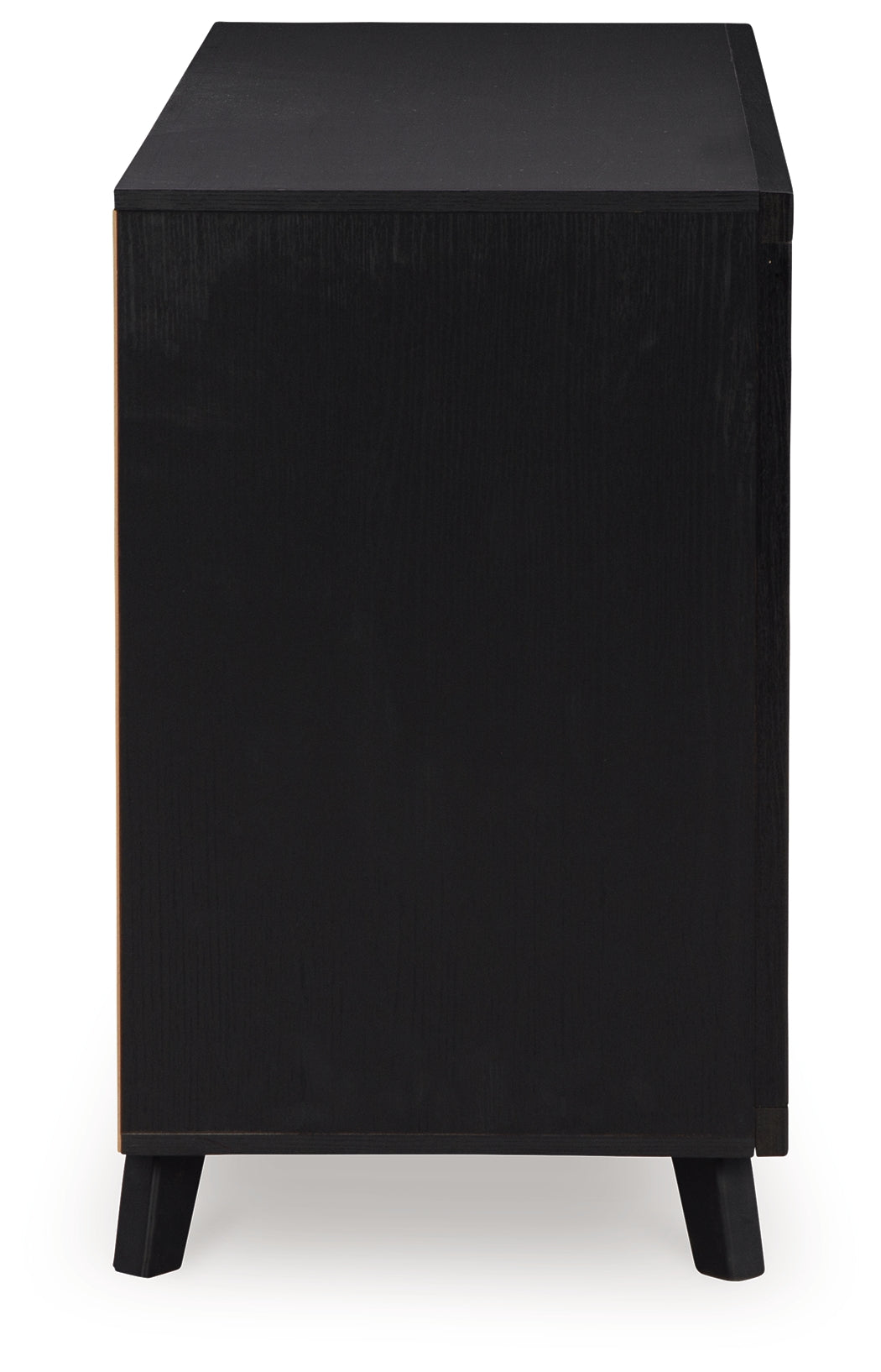 Danziar Black King Panel Bed, Dresser and 2 Nightstands - B1013B14