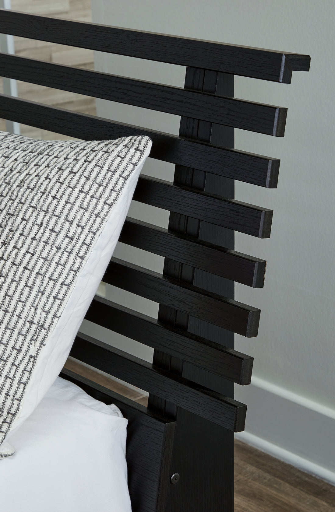 Danziar Black Queen Slat Headboard - B1013-157