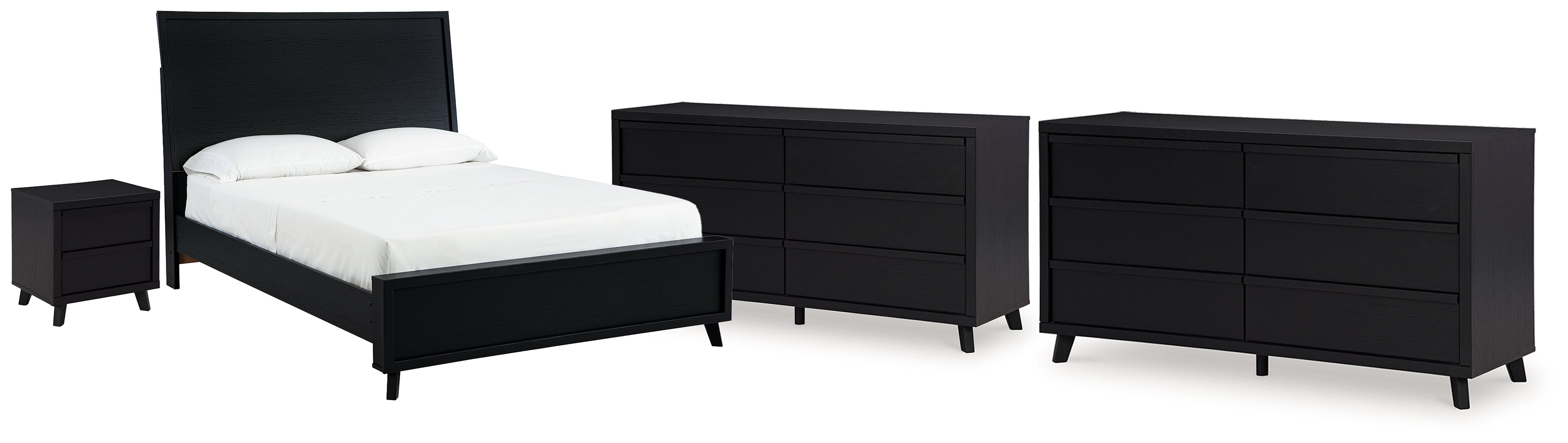 Danziar Queen Panel Bed, 2 Dressers and Nightstand - B1013B31