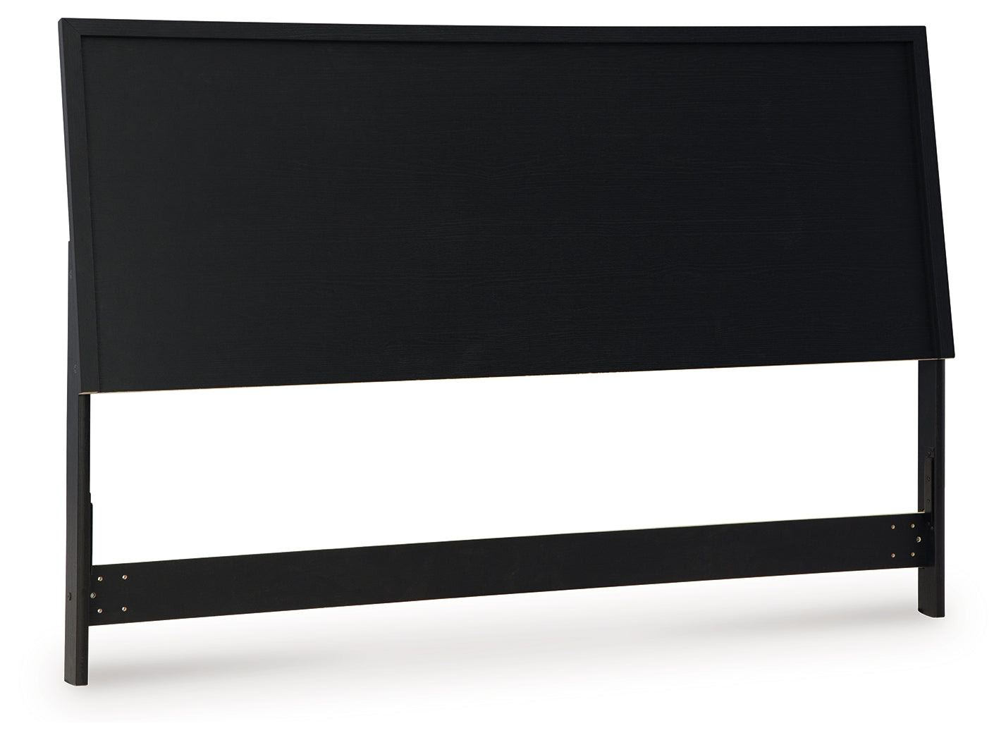 Danziar Queen Panel Headboard with Mirrored Dresser and Nightstand in Black from Ashley - Luna Furniture
