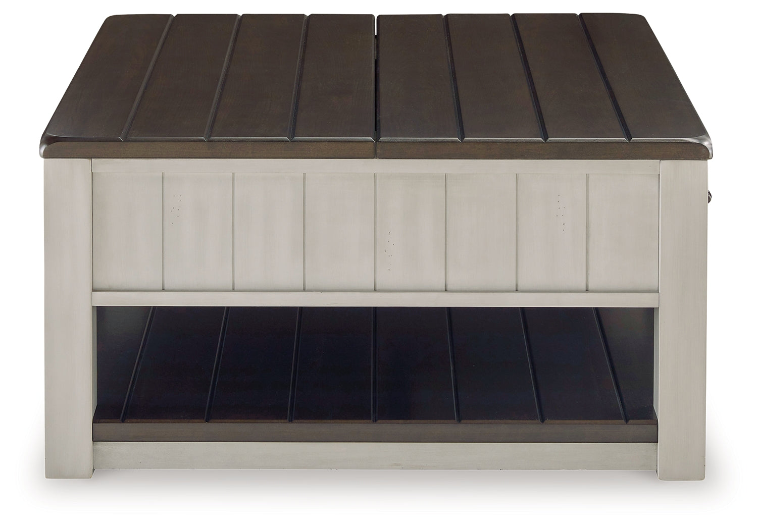 Darborn Coffee Table with 1 End Table in Gray/Brown - PKG015860