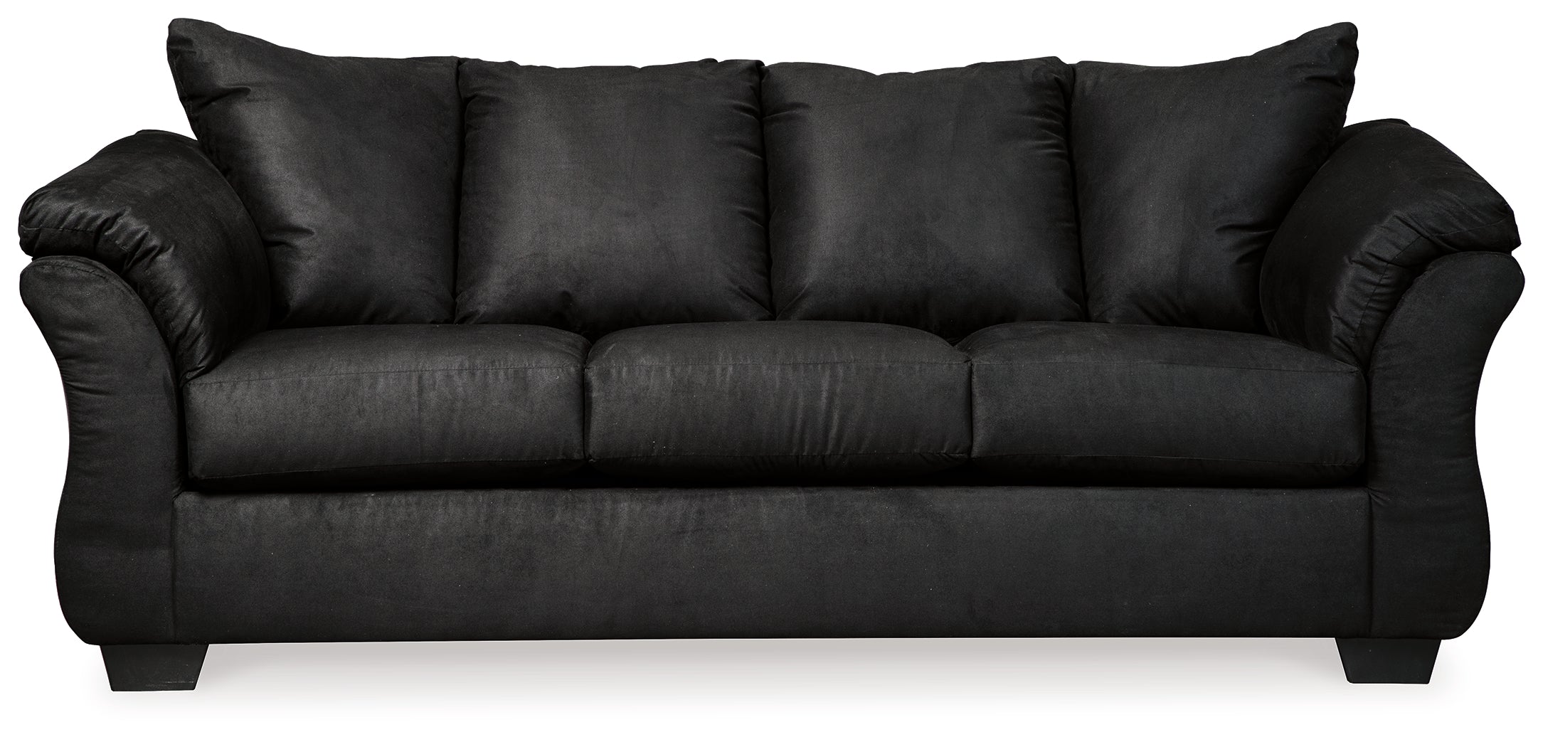 Darcy Sofa, Loveseat and Recliner in Black - PKG001684