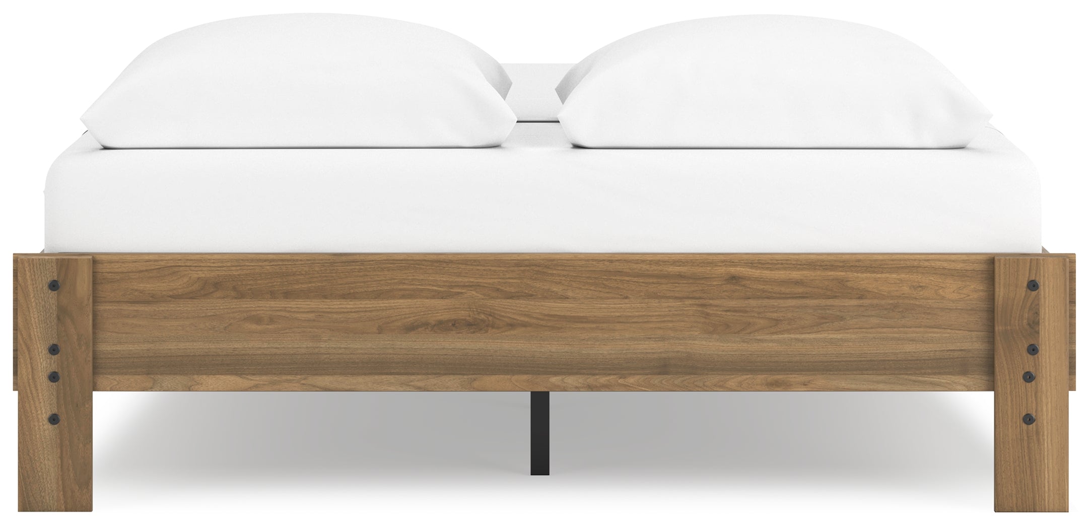 Deanlow Queen Platform Bed with Dresser and 2 Nightstands in Honey - PKG017269