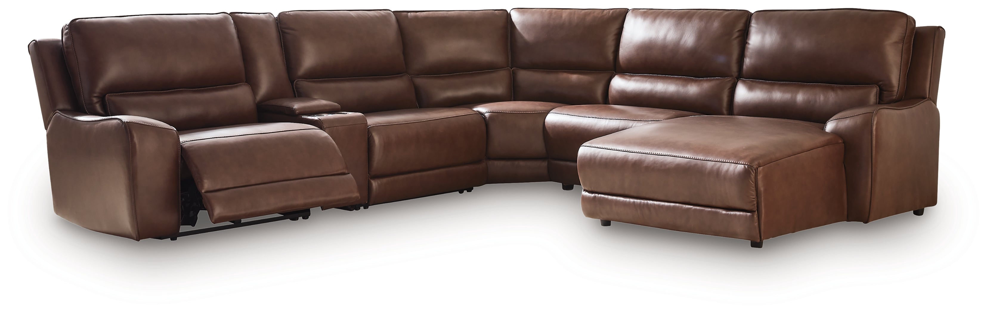 DeepWakes Canyon 6-Piece Power Reclining Sectional with Chaise - PCU62607S6