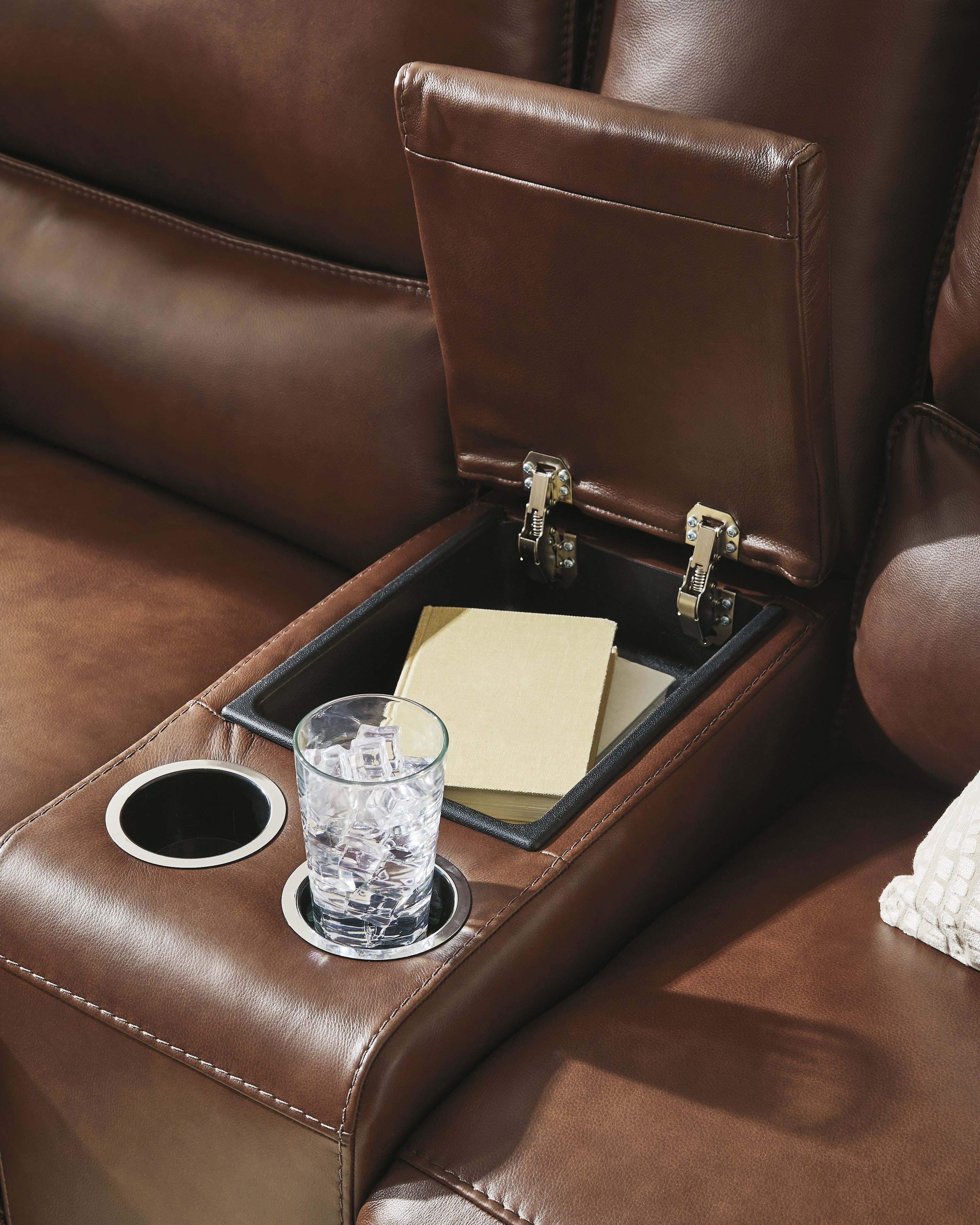 DeepWakes Canyon Power Reclining Loveseat with Console - PCU6260718