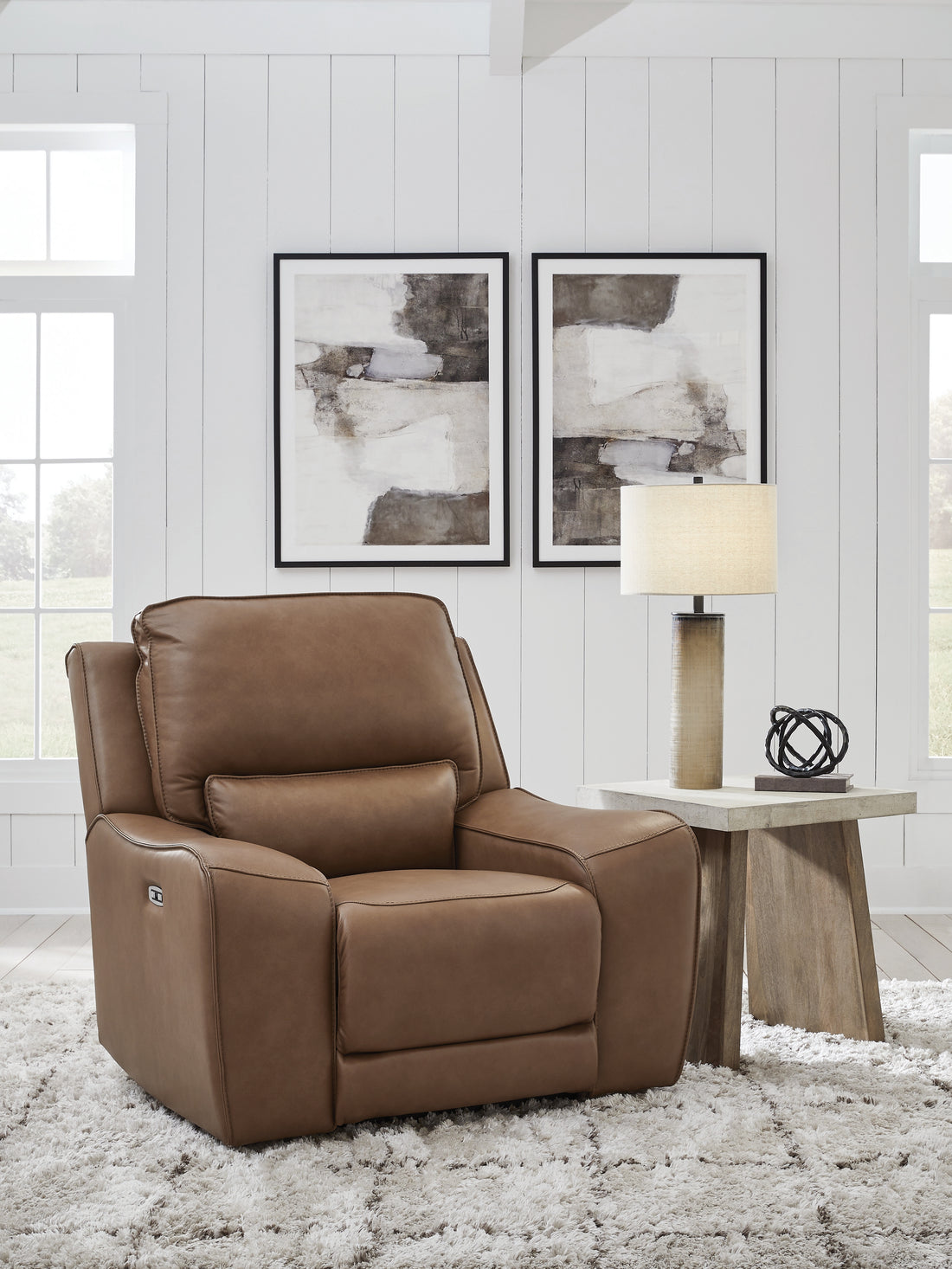 DeepWakes Caramel Power Recliner - PCU6260613