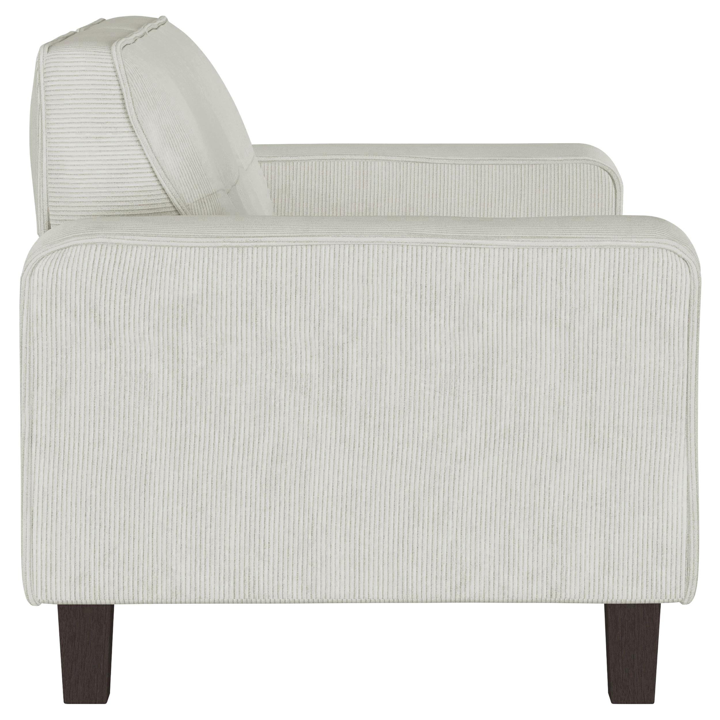 Deerhurst 2-piece Upholstered Tufted Track Arm Sofa Set Beige - 509647-S2