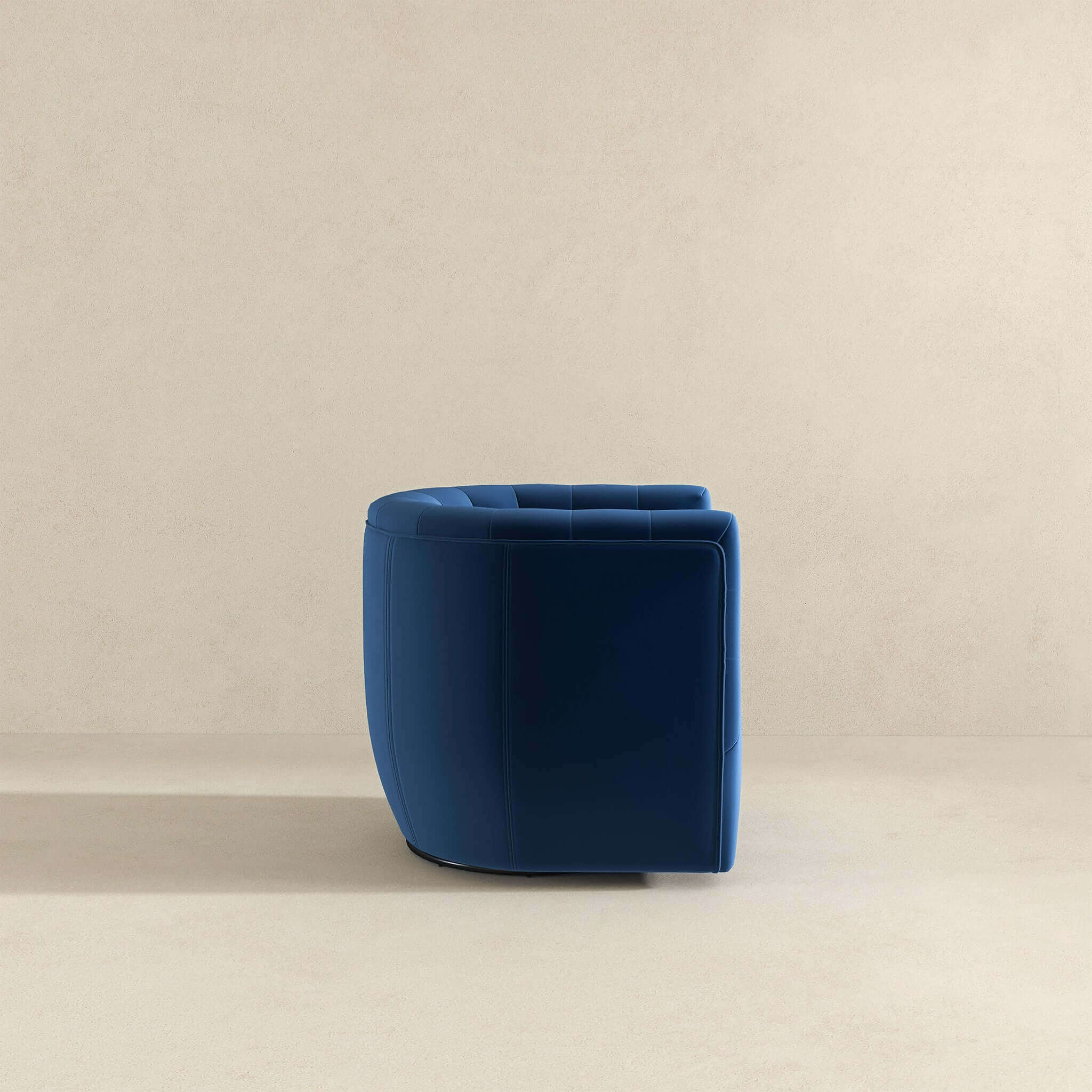 Delaney Dark Blue Velvet Swivel Chair - SCH00500202