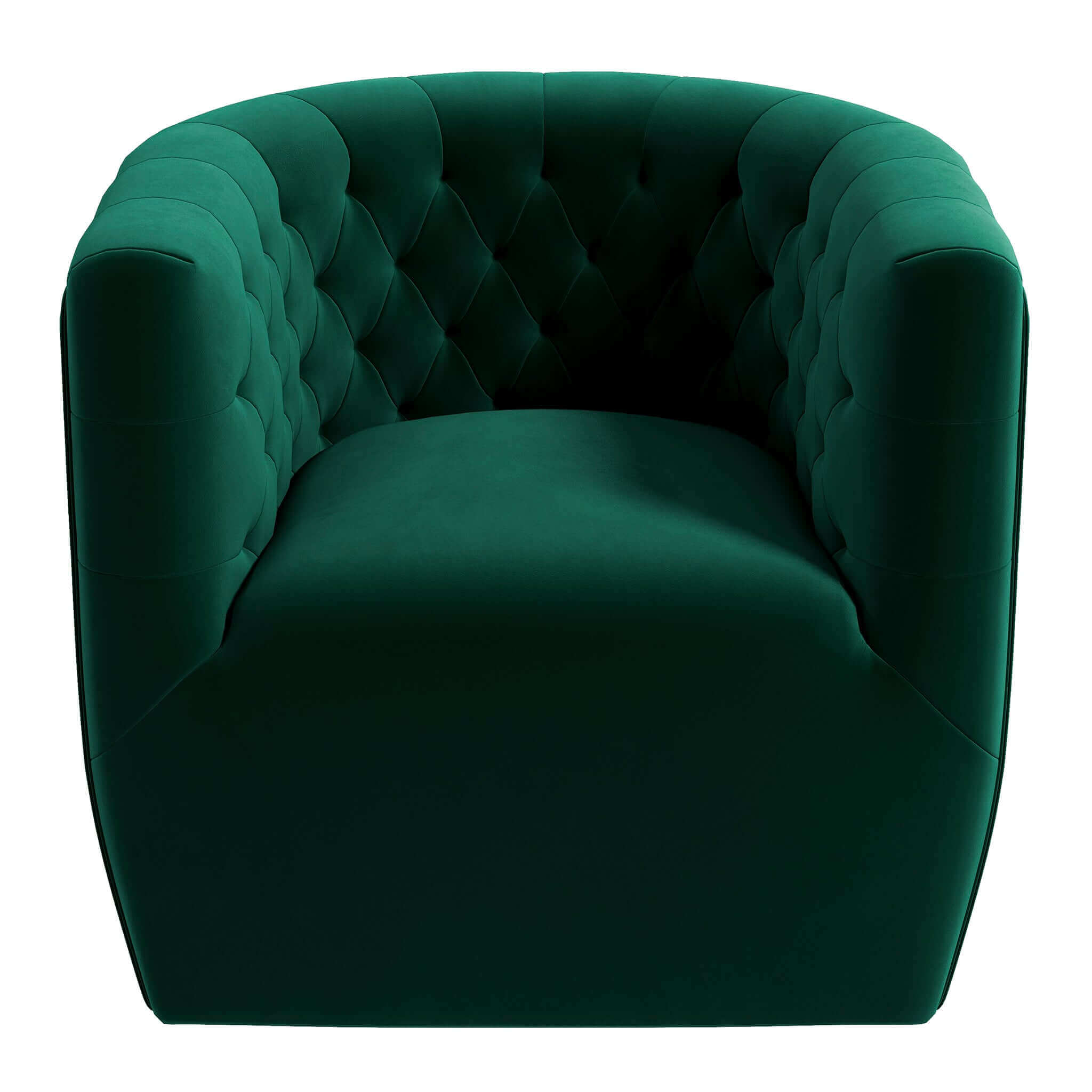 Delaney Green Velvet Swivel Chair - SCH00500203