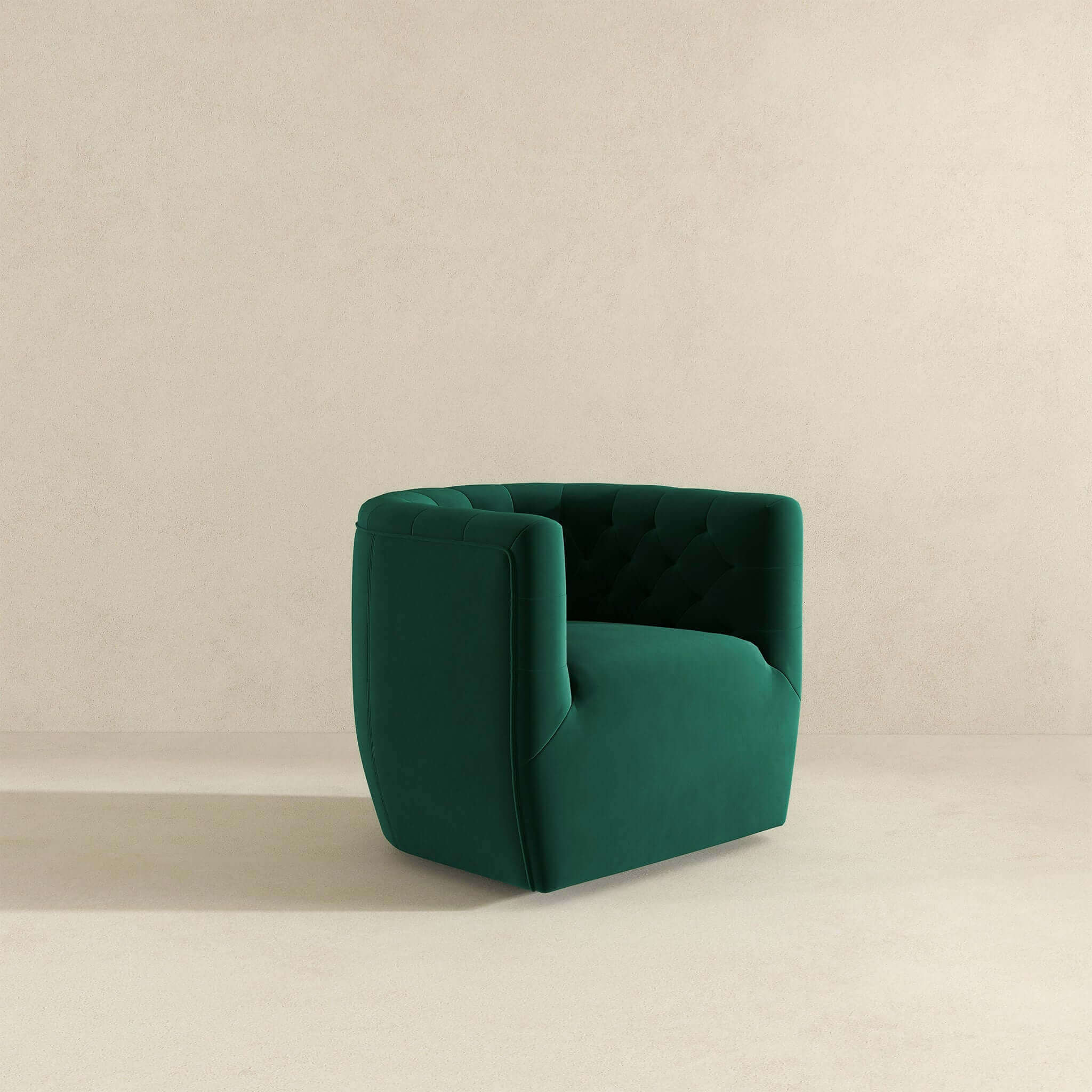 Delaney Green Velvet Swivel Chair - SCH00500203