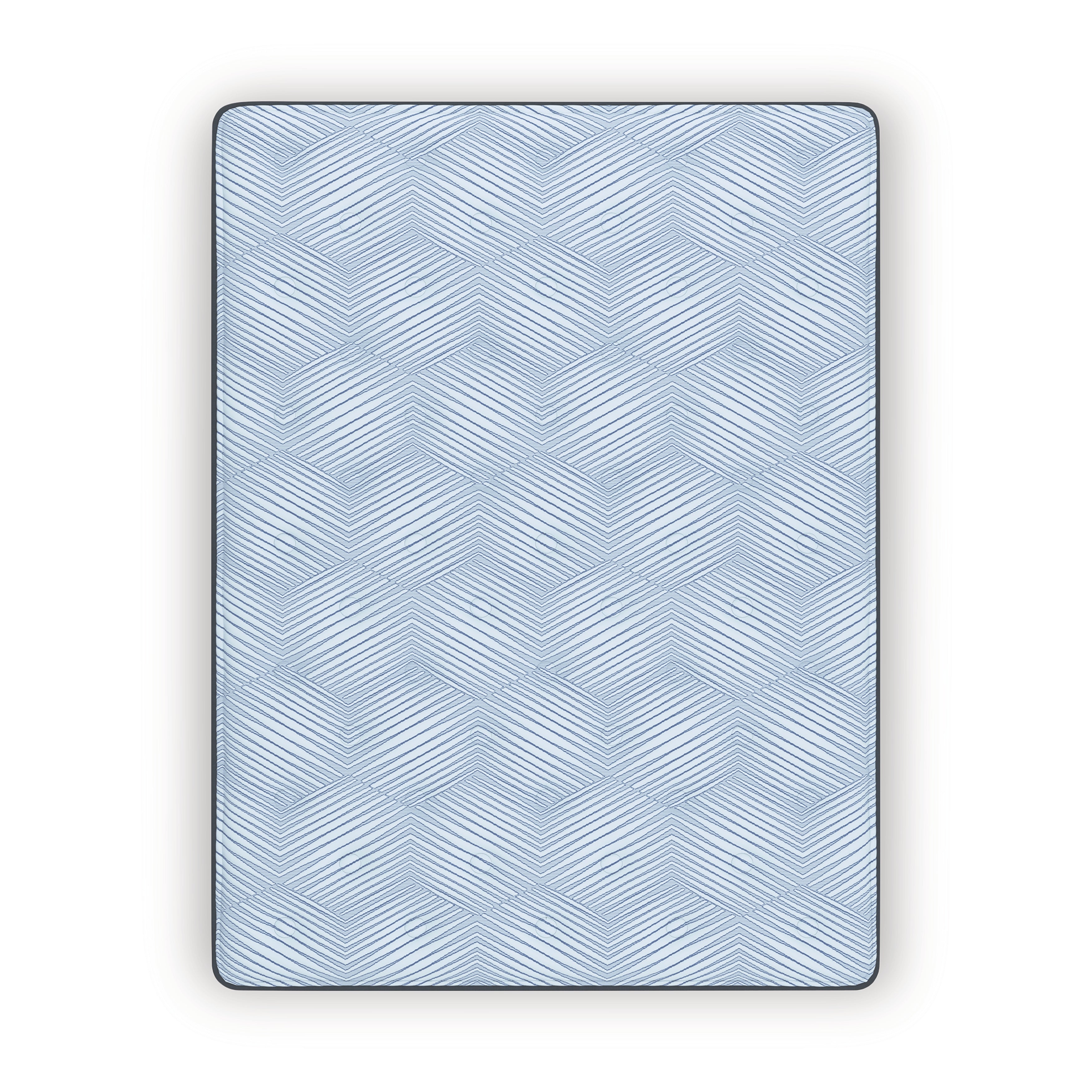 Dellyn 12 Hybrid Light Blue Queen Mattress - M20331