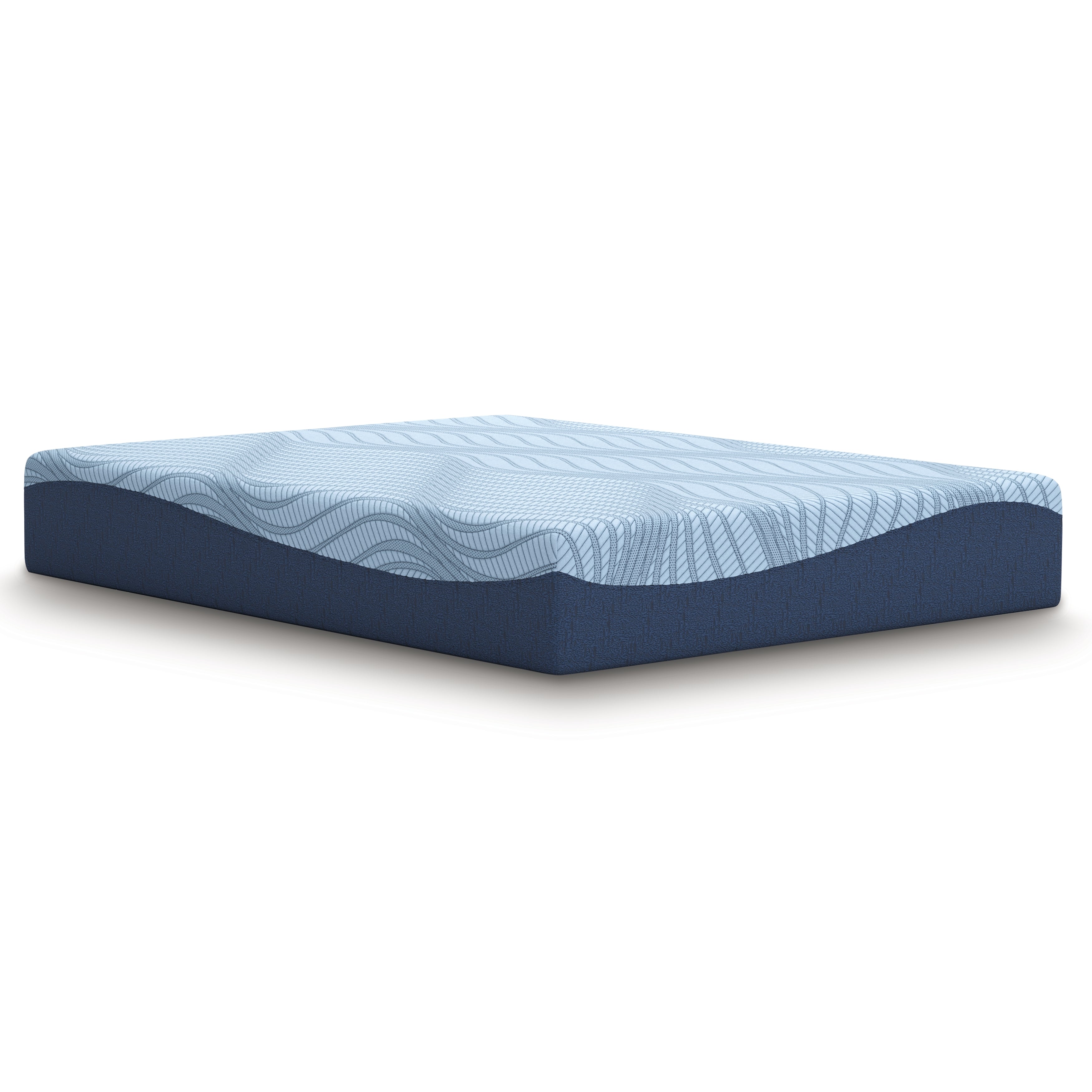 Dellyn 12 Memory Foam White Full Mattress - M20621
