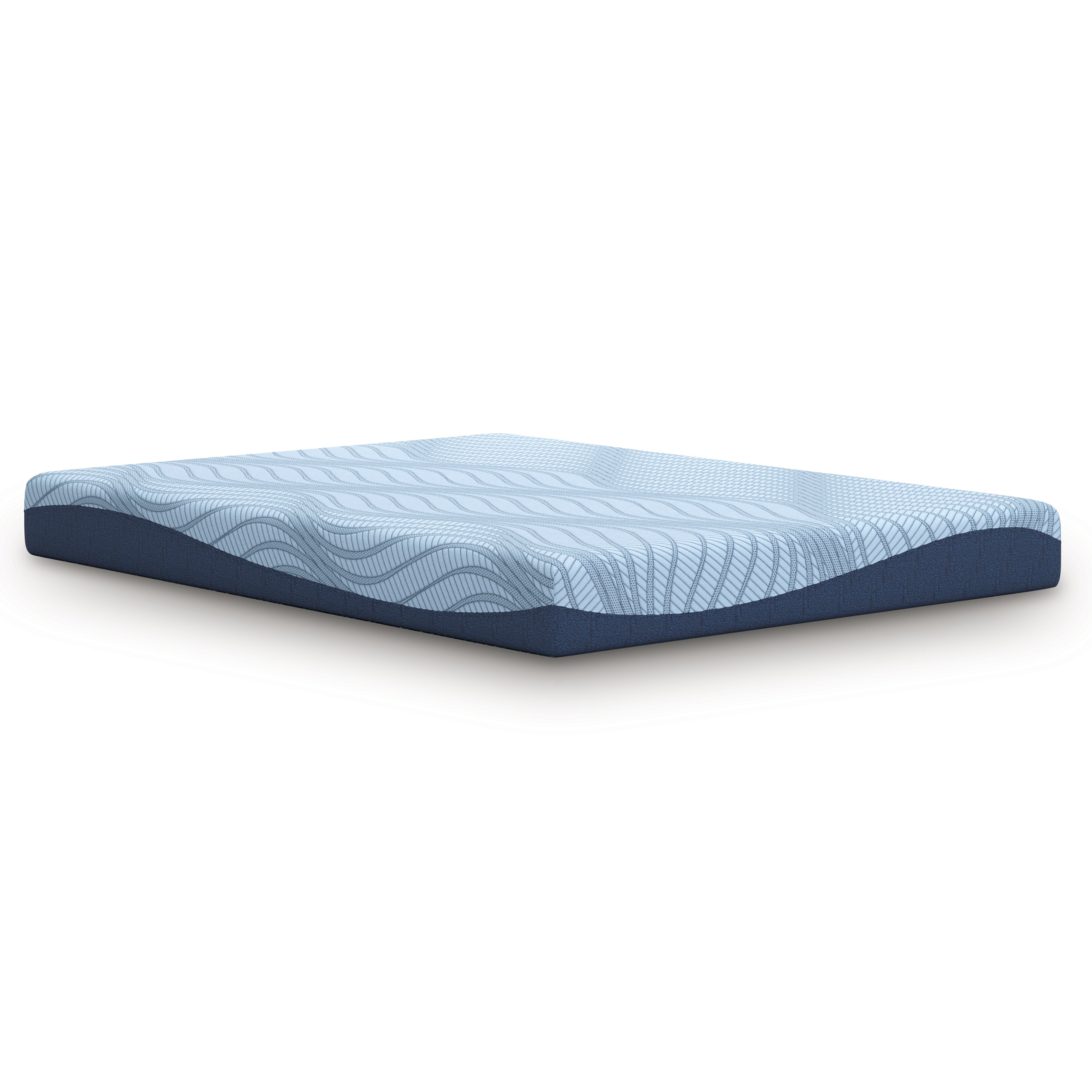 Dellyn 8 Memory Foam White Twin Mattress - M20411