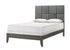 Denker Gunmetal King Panel Bed - SET | B4715-K-HBFB | B4715-K-RAIL - Bien Home Furniture & Electronics