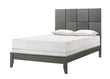 Denker Gunmetal King Panel Bed - SET | B4715-K-HBFB | B4715-K-RAIL - Bien Home Furniture & Electronics
