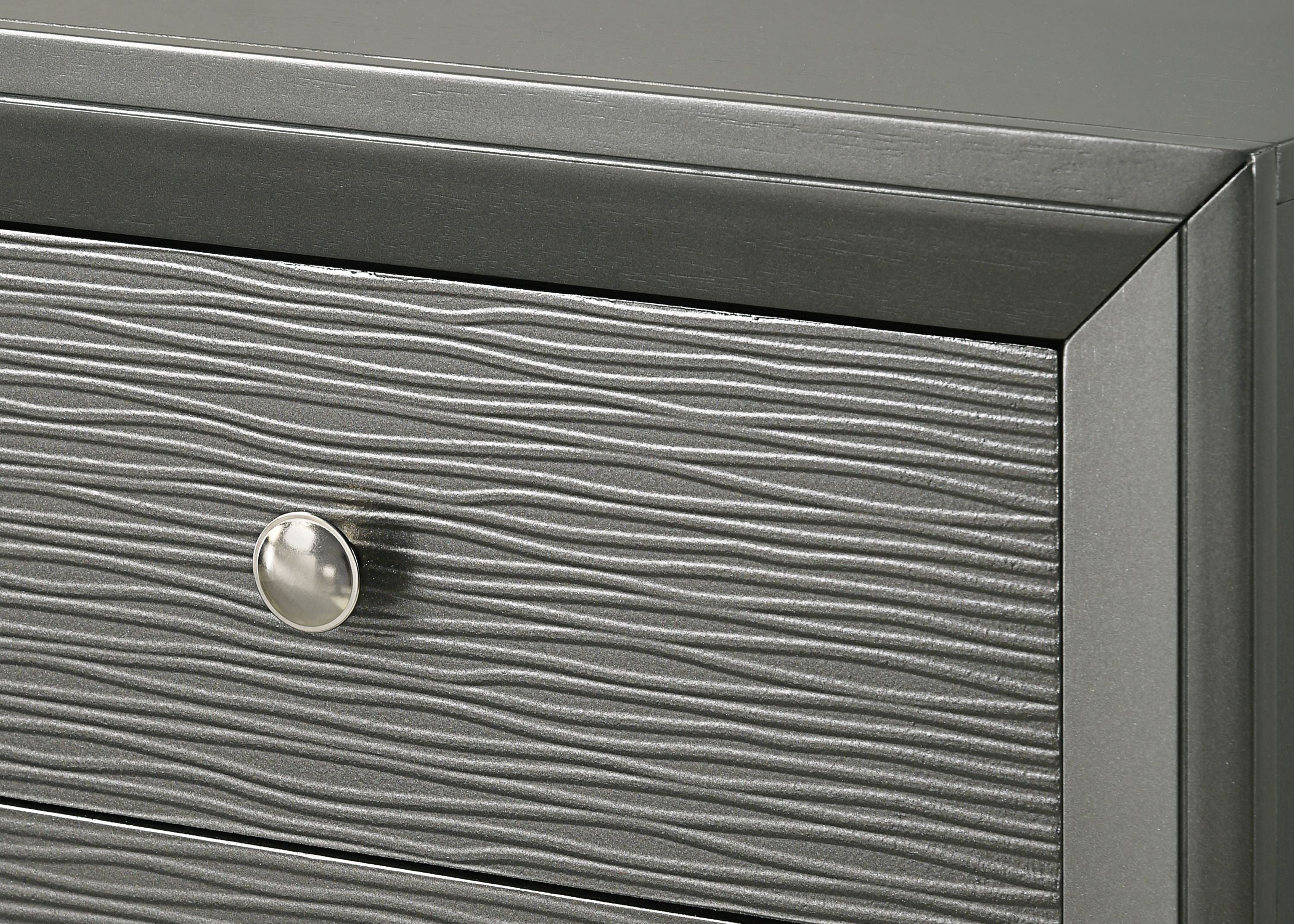 Denker Gunmetal Panel Youth Bedroom Set - SET | B4715-F-HBFB | B4715-F-RAIL | B4715-2 | B4715-4 - Bien Home Furniture & Electronics