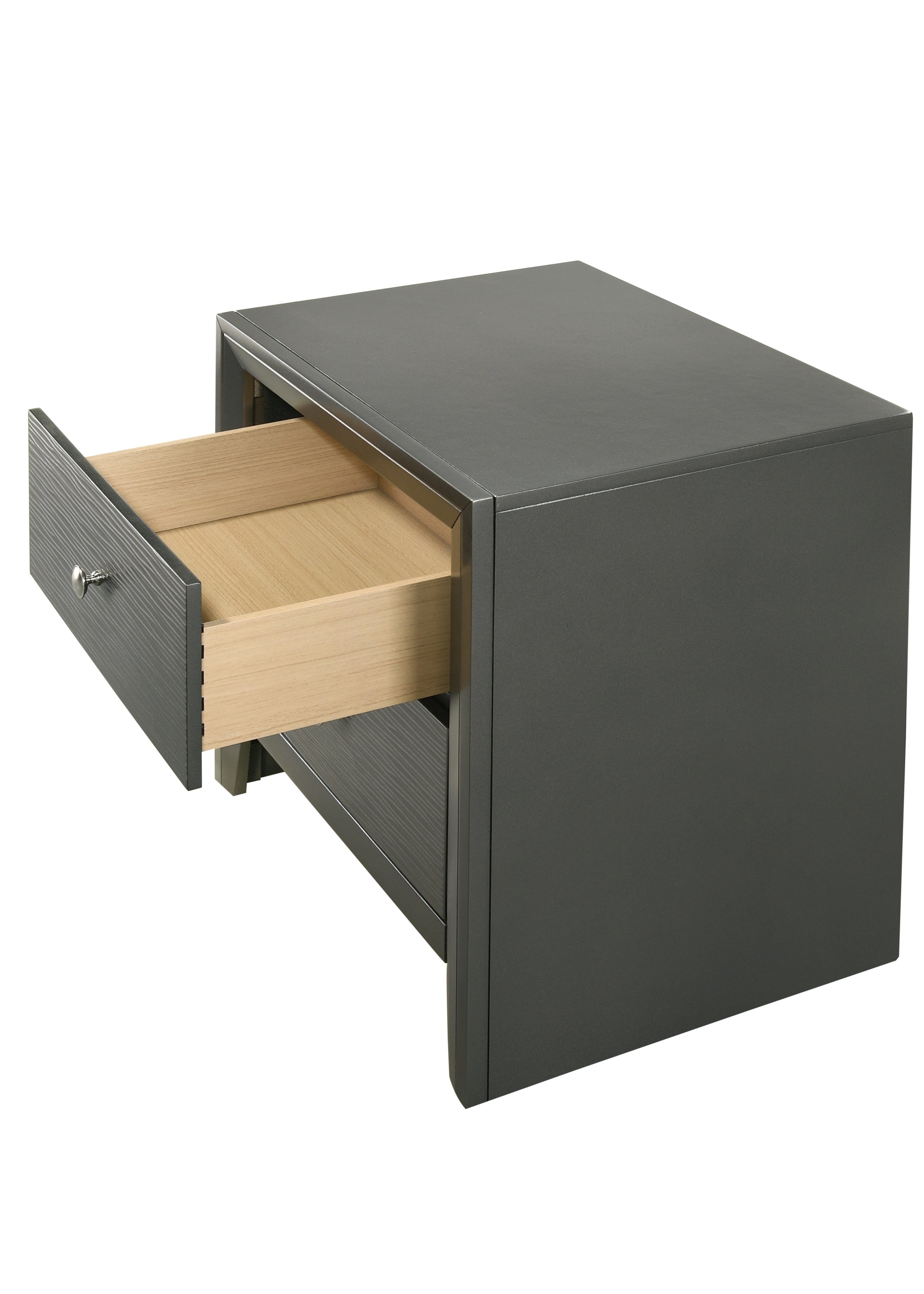 Denker Gunmetal Panel Youth Bedroom Set - SET | B4715-F-HBFB | B4715-F-RAIL | B4715-2 | B4715-4 - Bien Home Furniture & Electronics