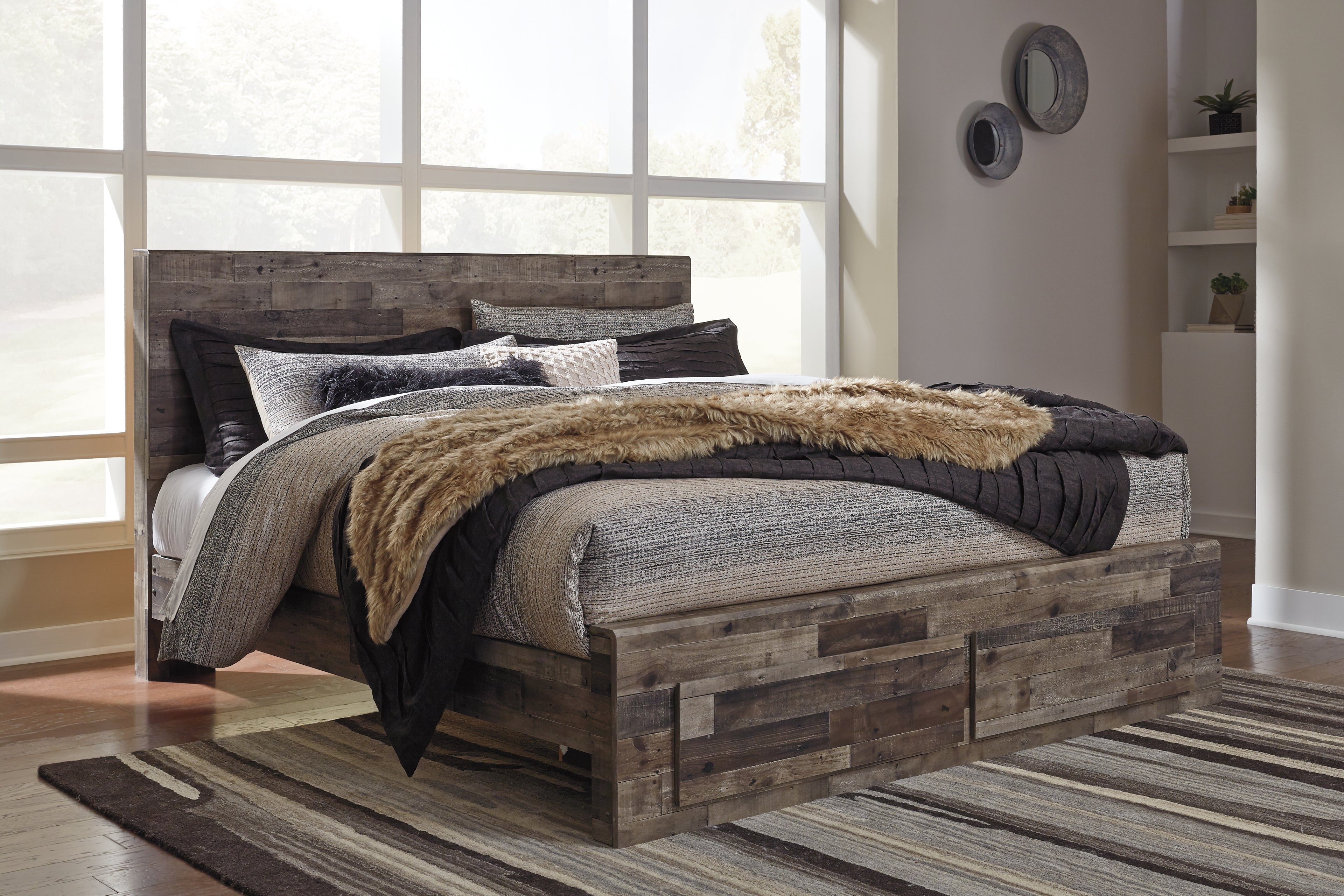 Derekson King Storage Bed, Dresser and Chest - B200B76