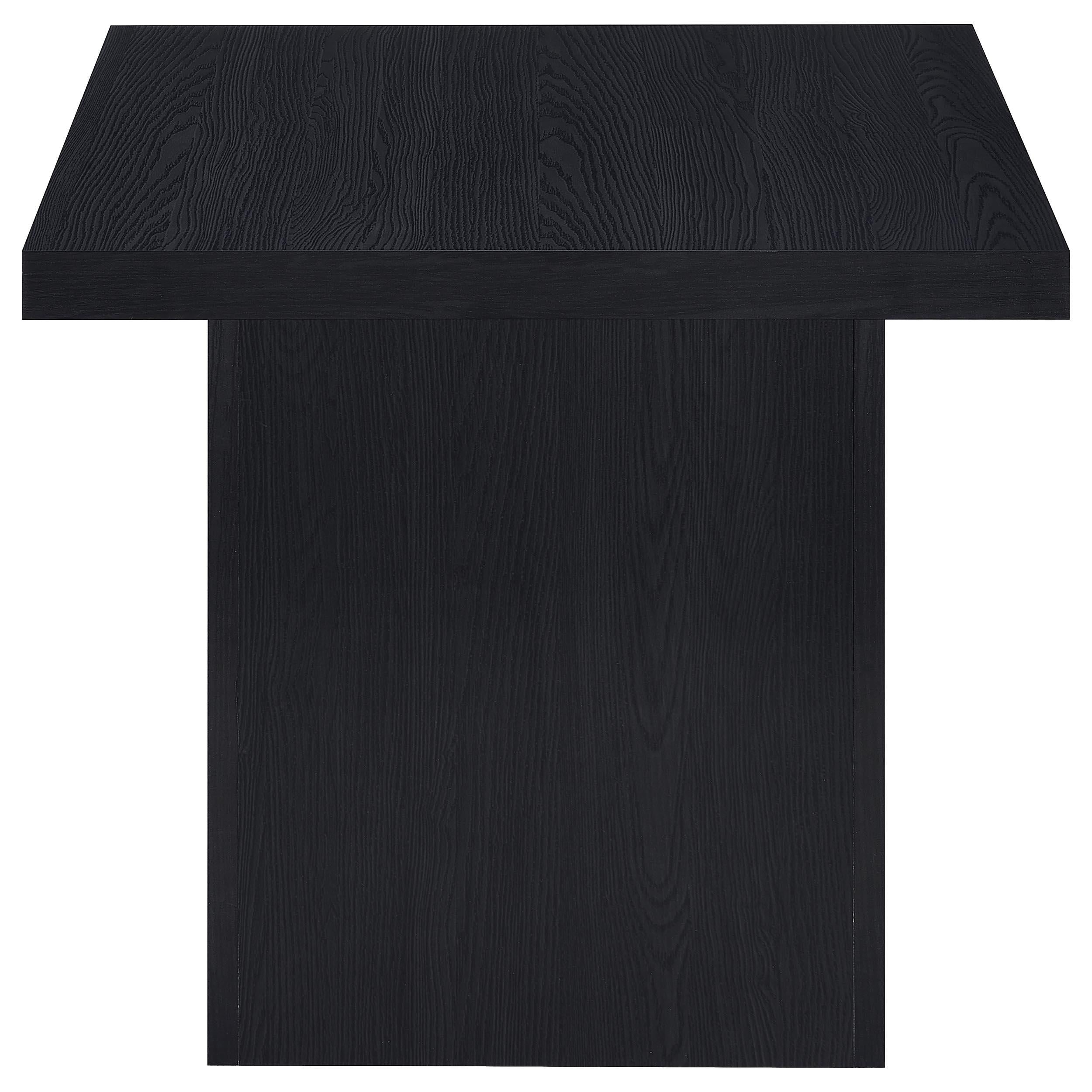 Devar 2-piece Square Cocktail Coffee End Table Set Black - 706408-S2