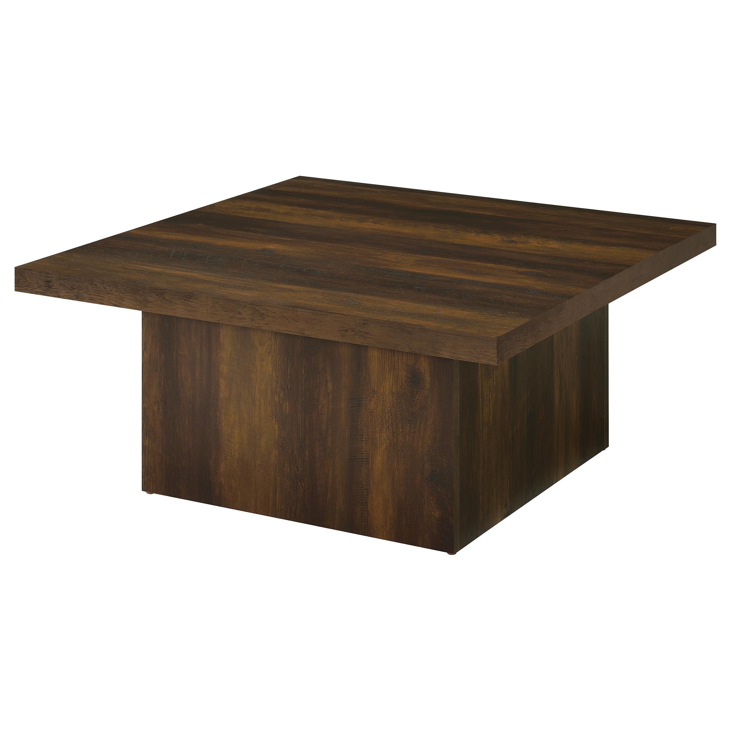Devar 3-piece Square Coffee and End Table Set Dark Pine - 710888-S3