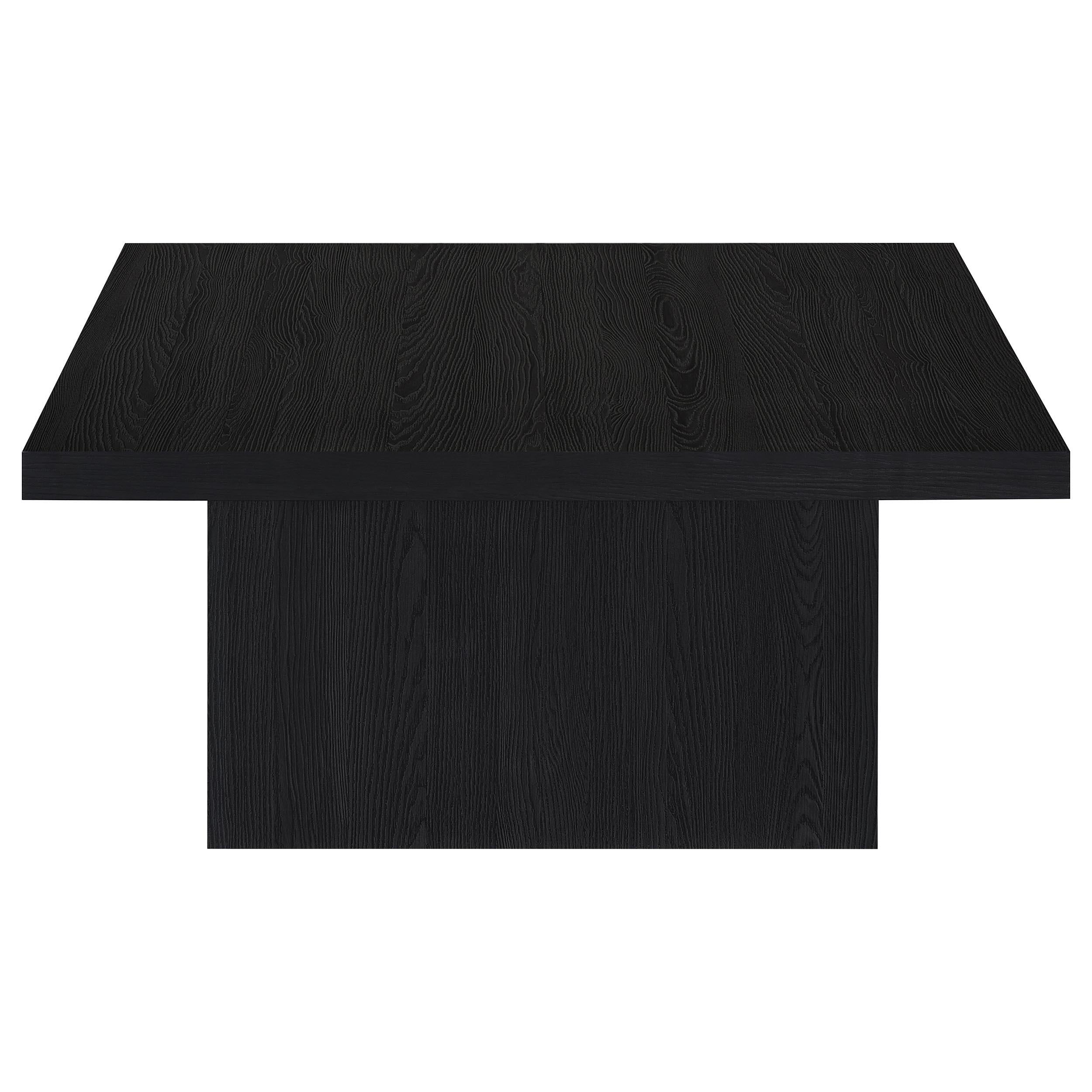 Devar Square Engineered Wood Cocktail Coffee Table Black - 706408