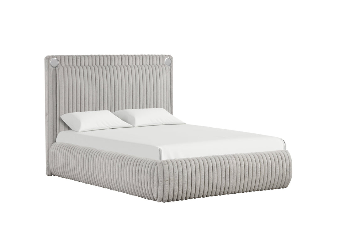 Diana Gray Platform Bed - Queen *QUEEN - DIANA GRAY QUEEN