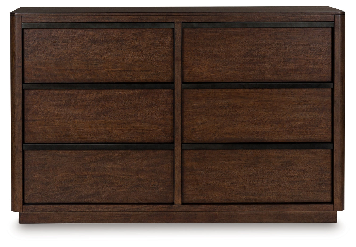 Dilenno Queen Canopy Bed with Dresser in Dark Brown from Ashley - Luna Furniture