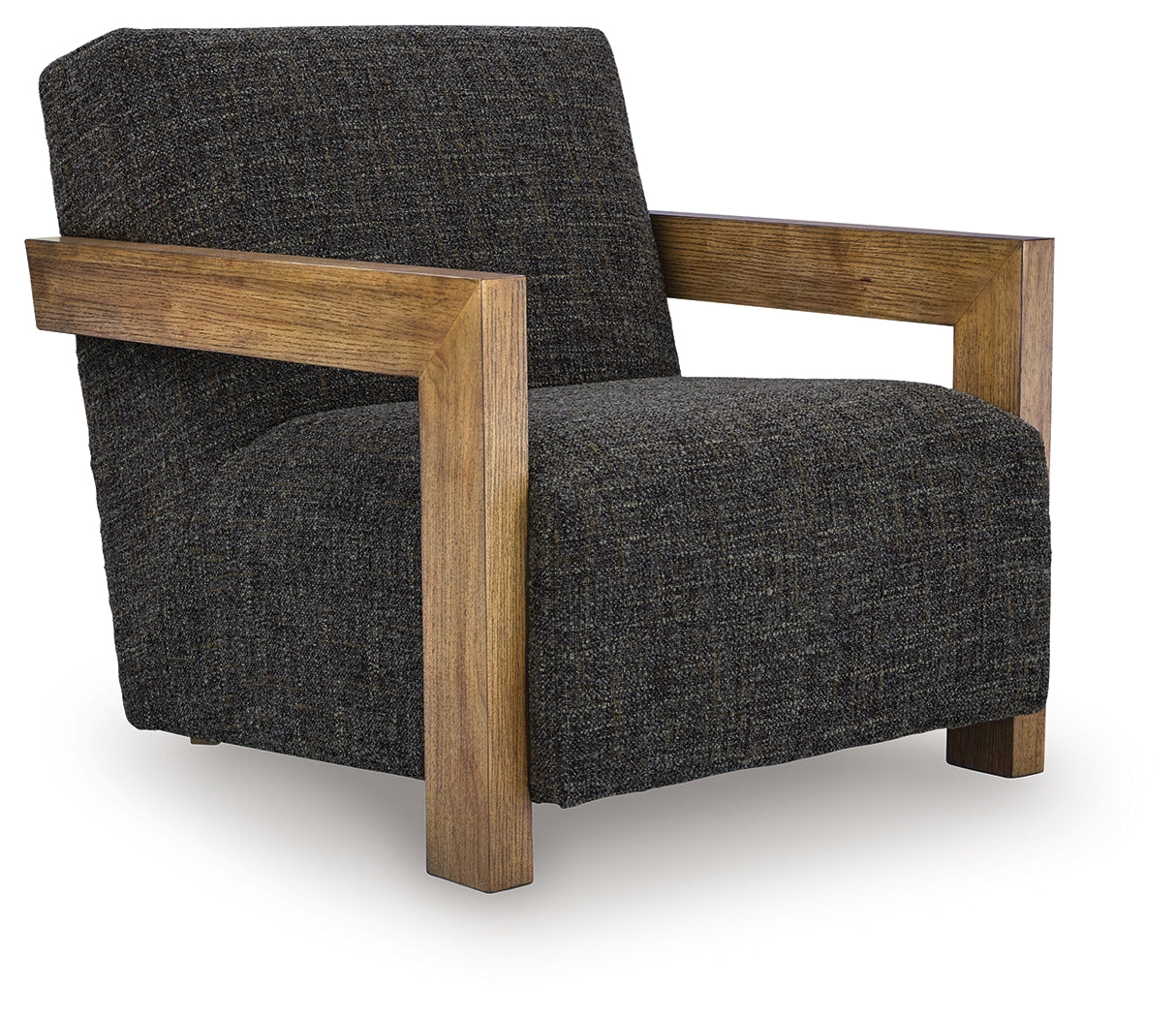 Dorney Charcoal/Brown Accent Chair - A3000799
