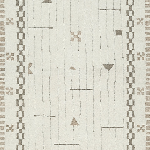 Dot Cream/Brown/Taupe Medium Rug - R407652