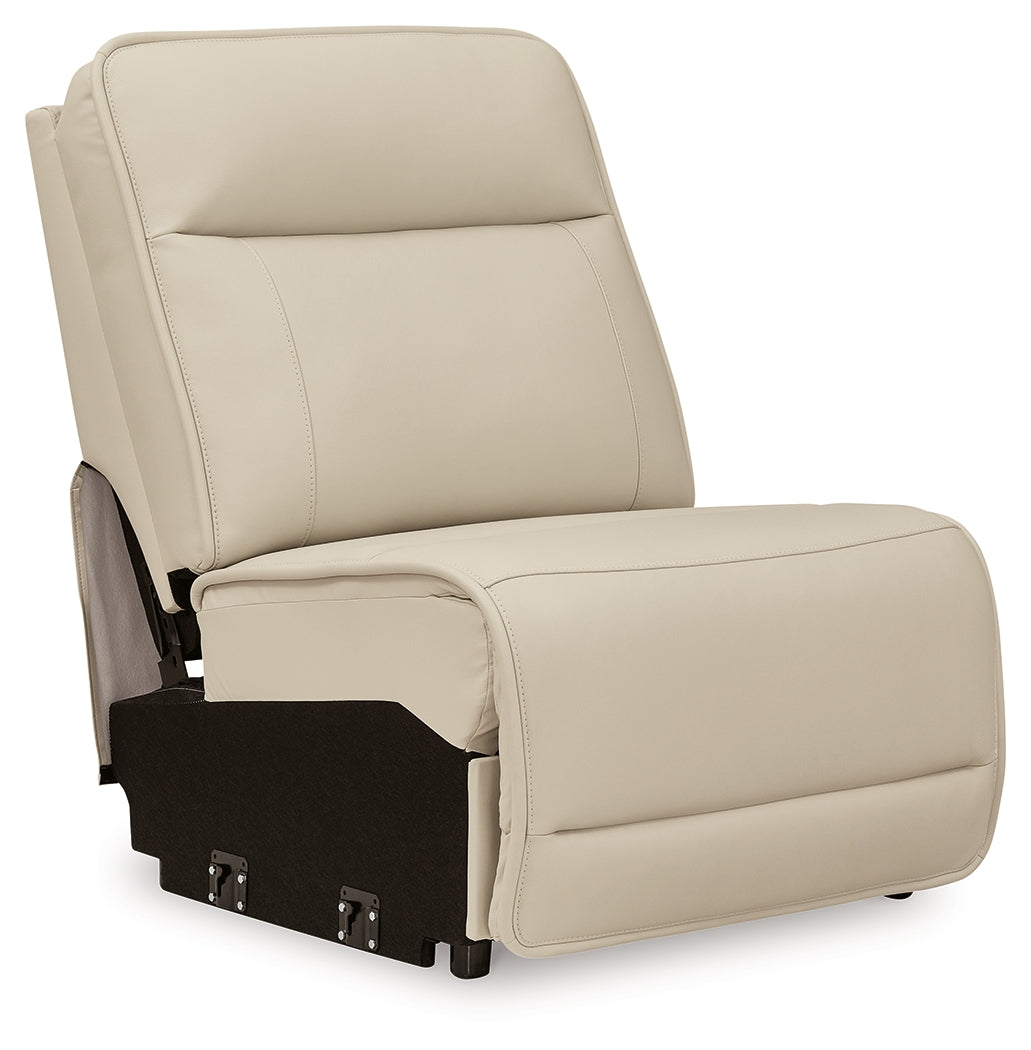 Double Deal Almond 4-Piece Reclining Sectional - U13001S6