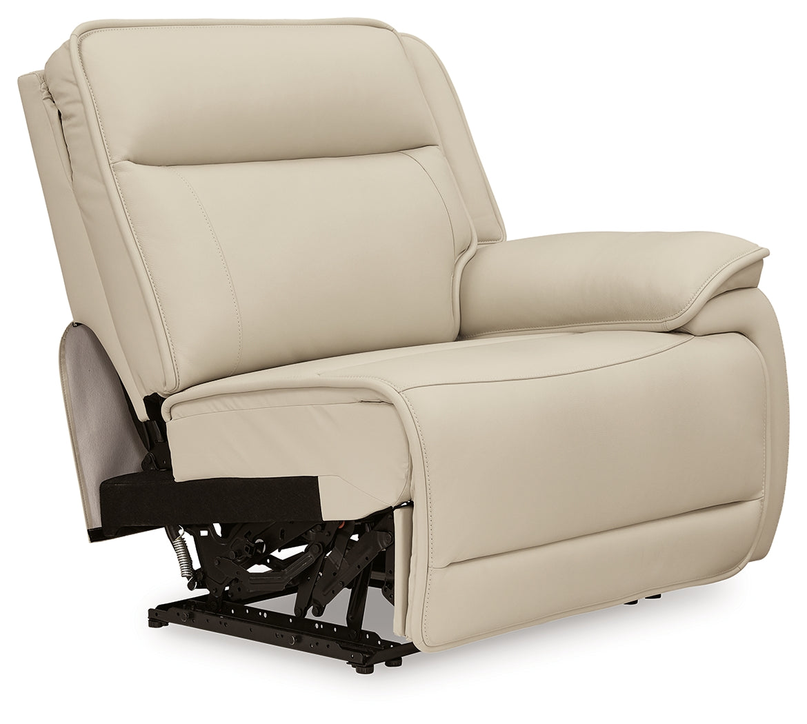 Double Deal Almond 4-Piece Reclining Sectional - U13001S6