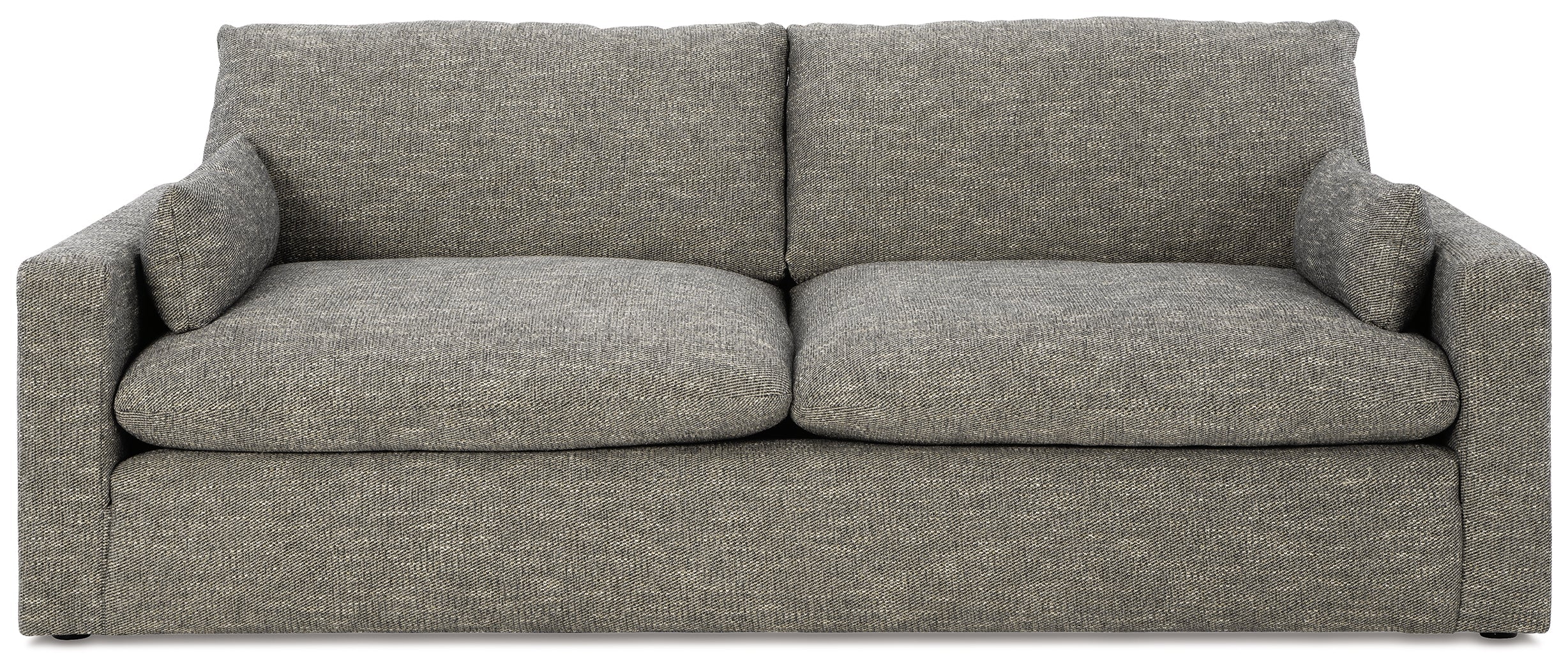 Dramatic Sofa, Loveseat, Chair and Ottoman in Granite - PKG016066