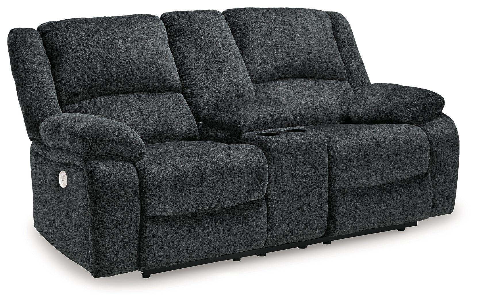 Draycoll Slate Power Reclining Loveseat and Power Recliner - 76504U8