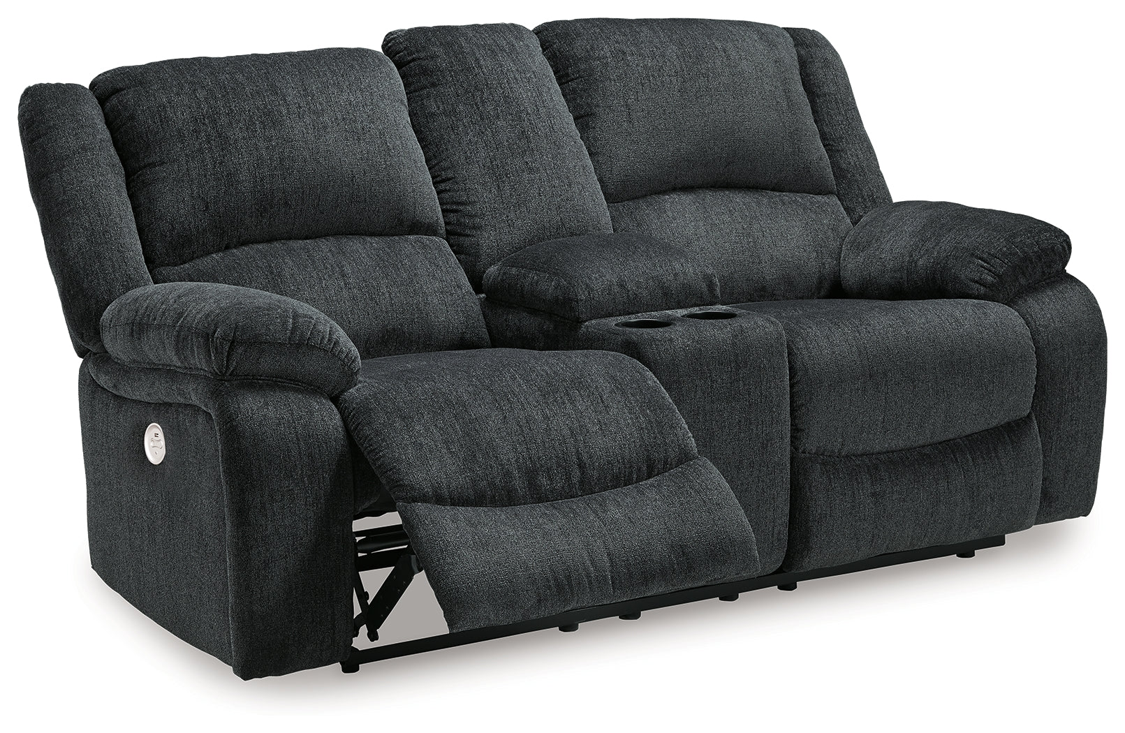 Draycoll Slate Power Reclining Loveseat and Power Recliner - 76504U8