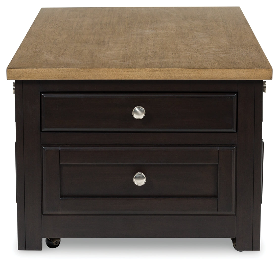 Drazmine Brown Lift-Top Coffee Table - T734-20