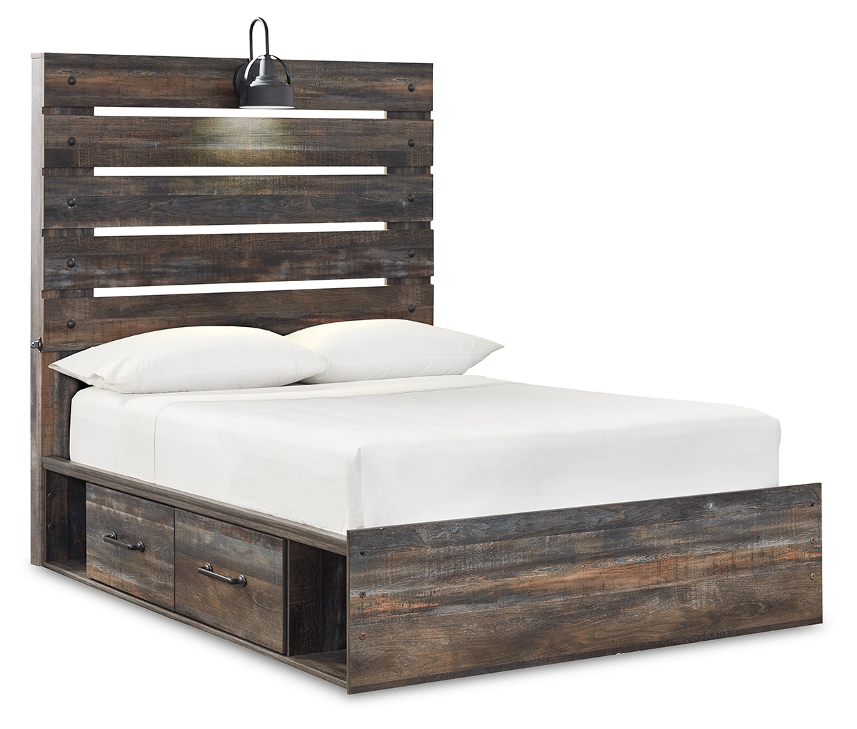 Drystan Multi Full Bookcase Storage Bed and Chest - B211B88