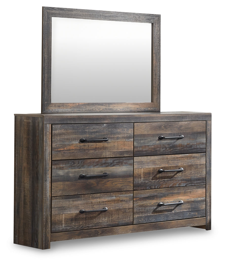 Drystan Queen Panel Bed, 2 Dressers, Mirror and 2 Nightstands - B211B118