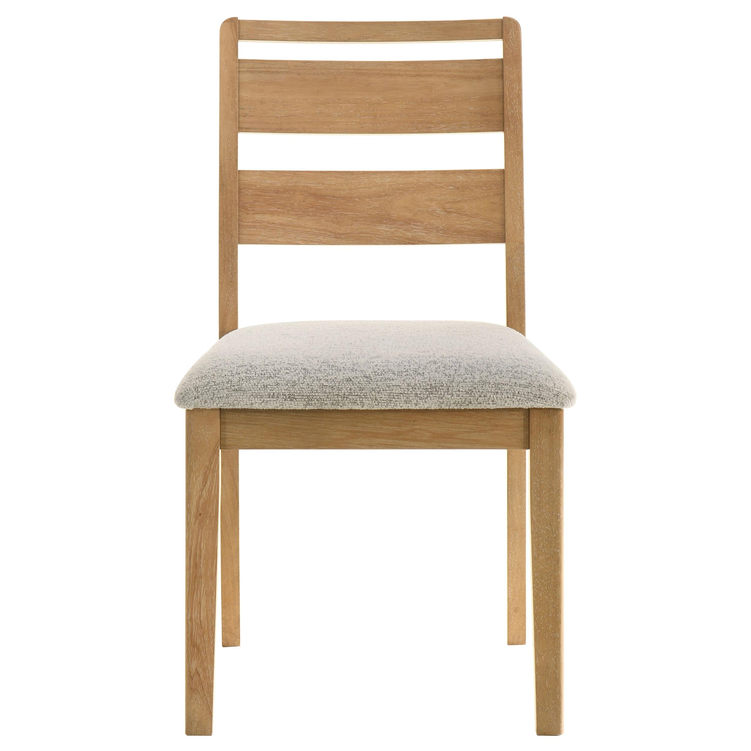 Duncan Ladder Back Dining Side Chair Washed Oak (Set of 2) - 193652