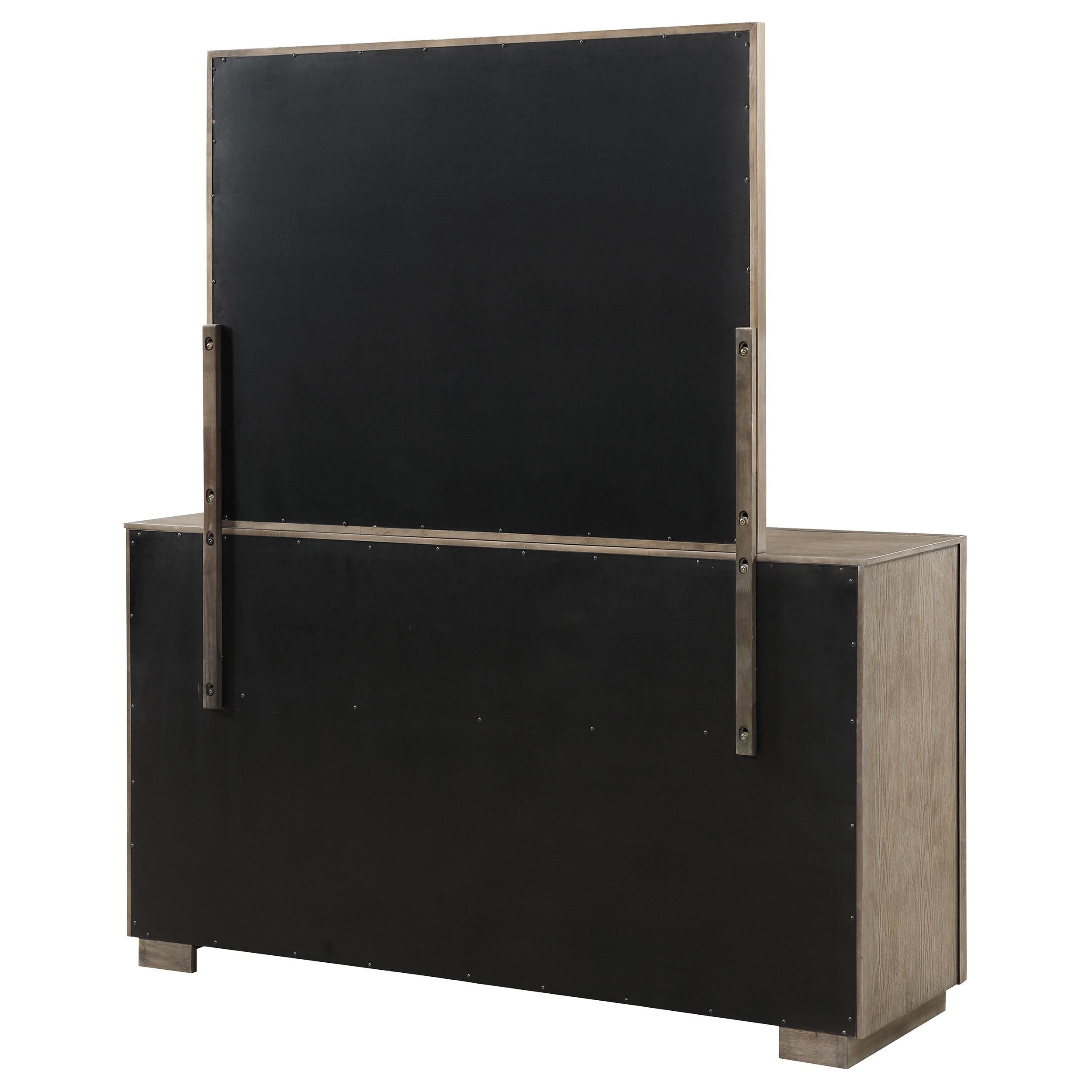 Durango 8-drawer Dresser and Mirror Washed Oak - 223273M